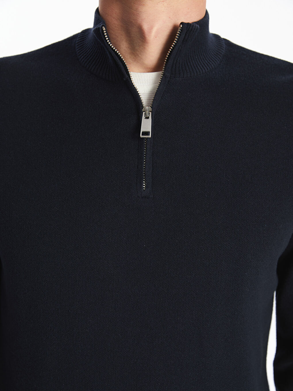 LCWAIKIKI Classic Funnel Neck Long Sleeve Men's Knitwear Sweater -W52460Z8-RFH