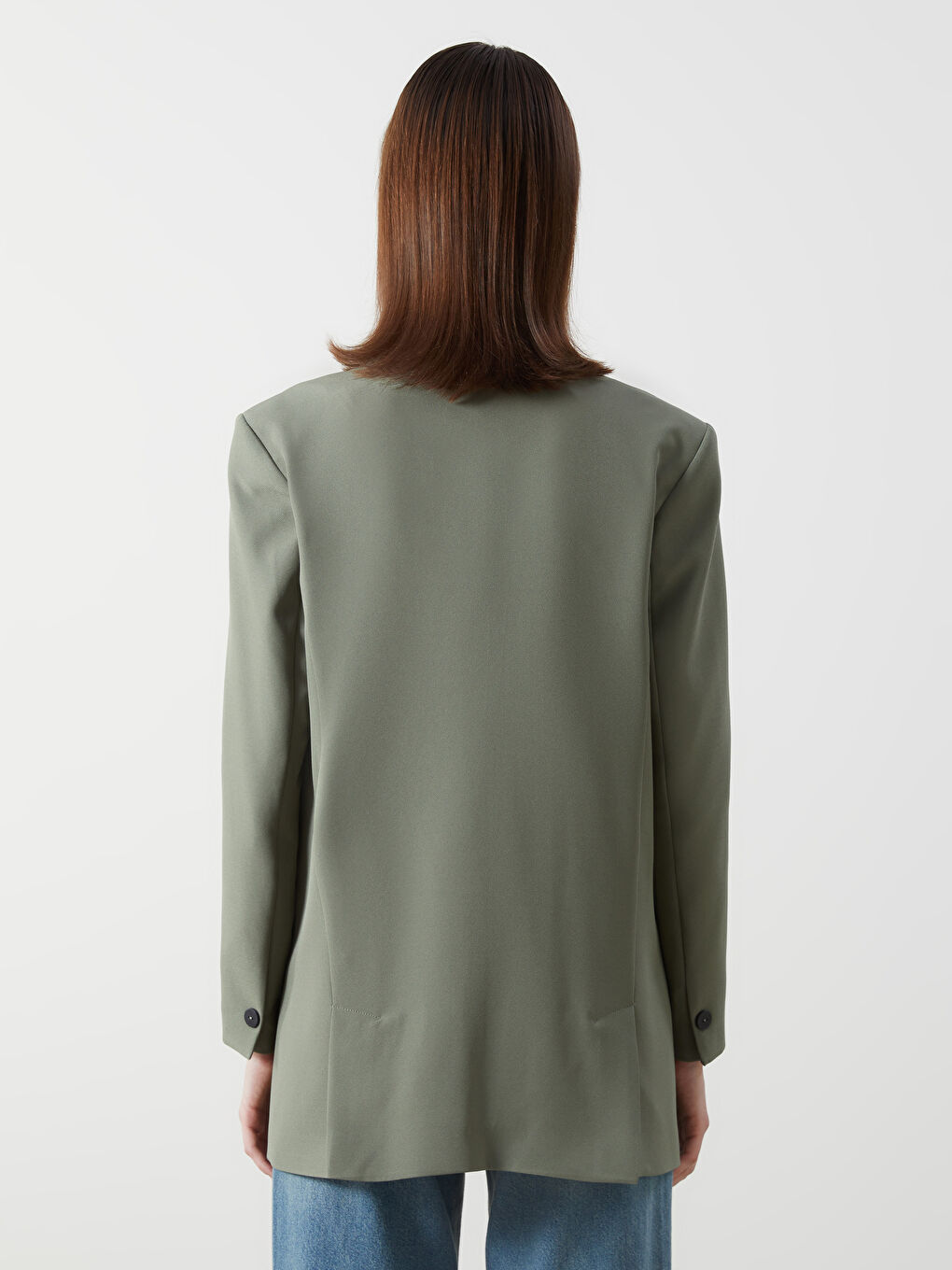 LCW Modest Haki Kadın Blazer Ceket - 3