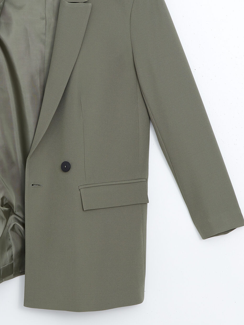LCW Modest Haki Kadın Blazer Ceket - 6