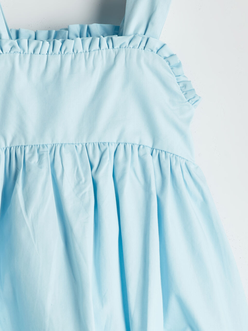 Square Collar Girls' Crinkle Dress -S5KB10Z1-G2P