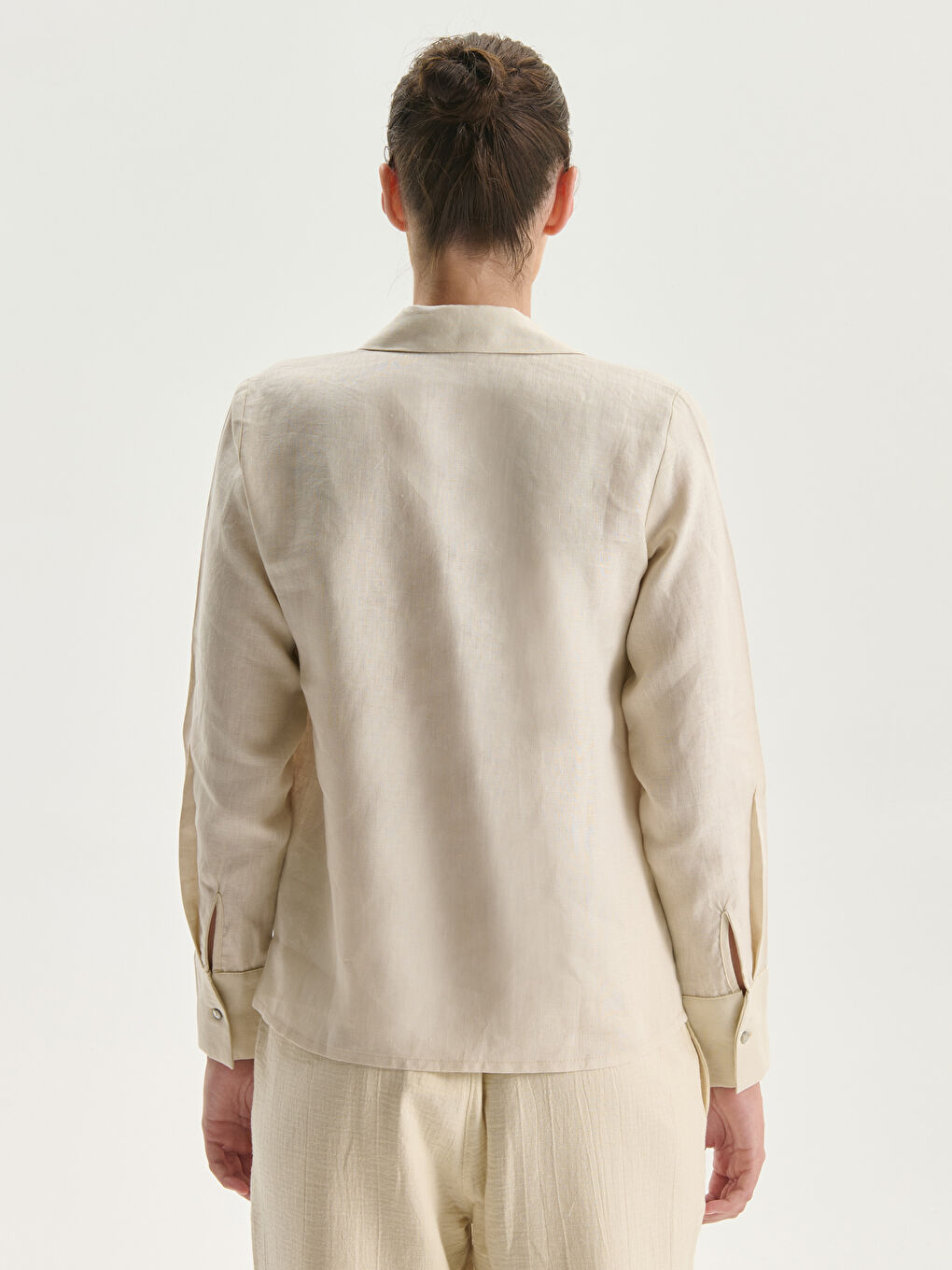 Regular Fit Women's Linen Shirt -S5KB42Z8-FZJ