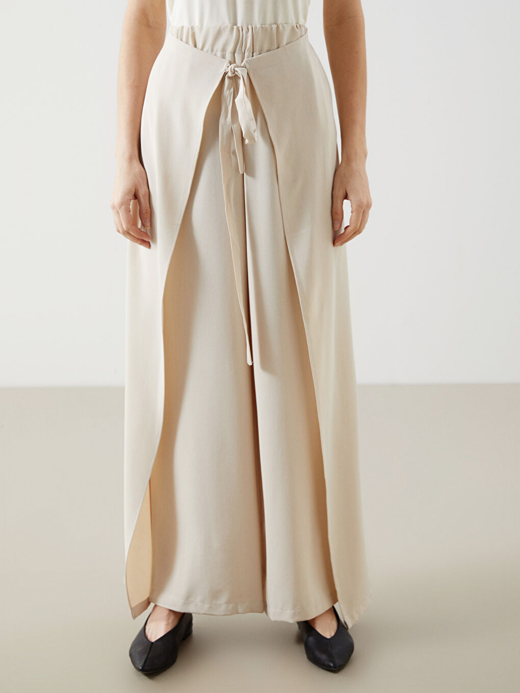 Elastic Waist Wide-Legged Women'S Pareo Pants -S5KB74Z8-Z6J