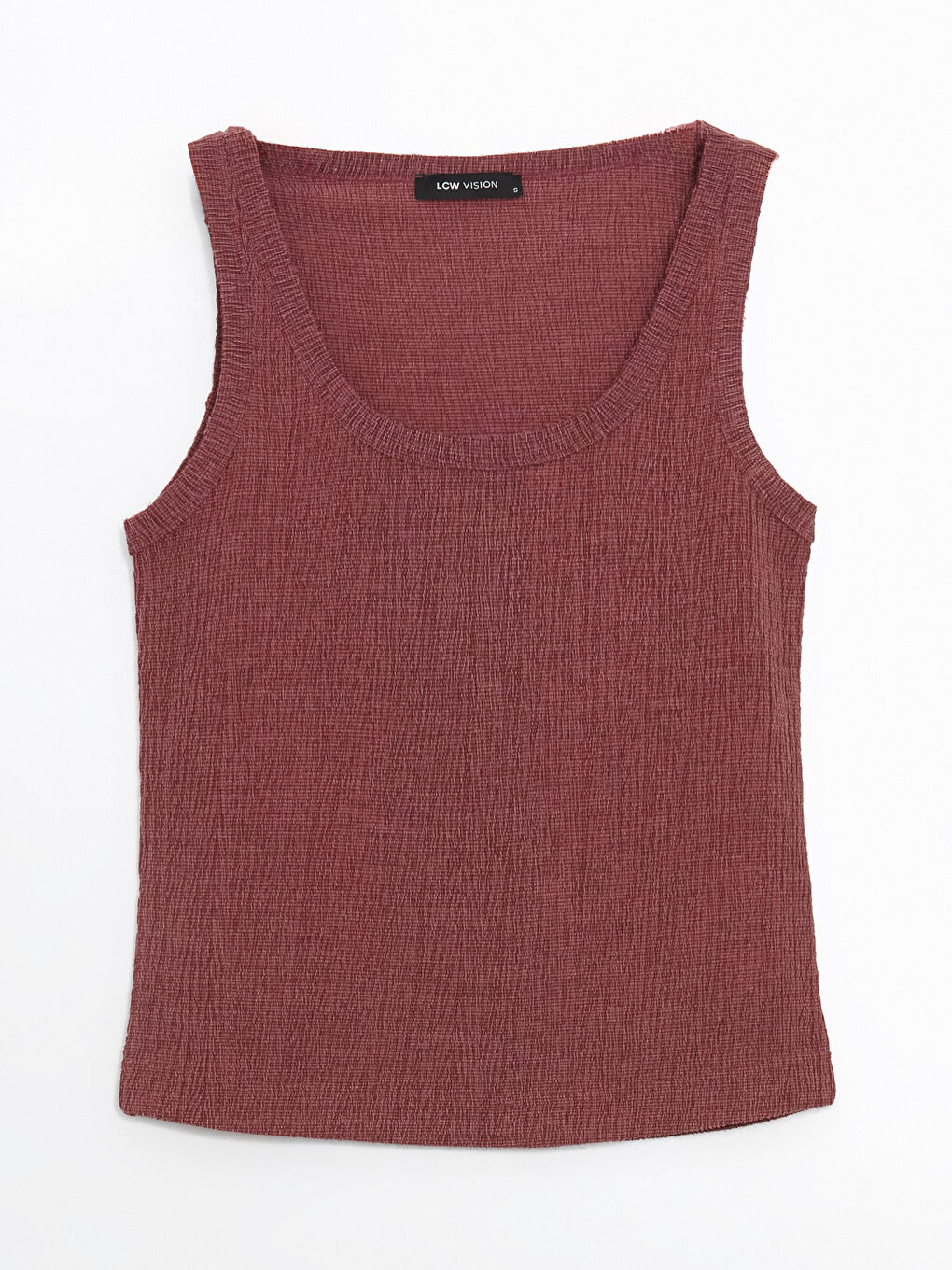 Әйелдерге арналған рельефті трикотаж майка-4