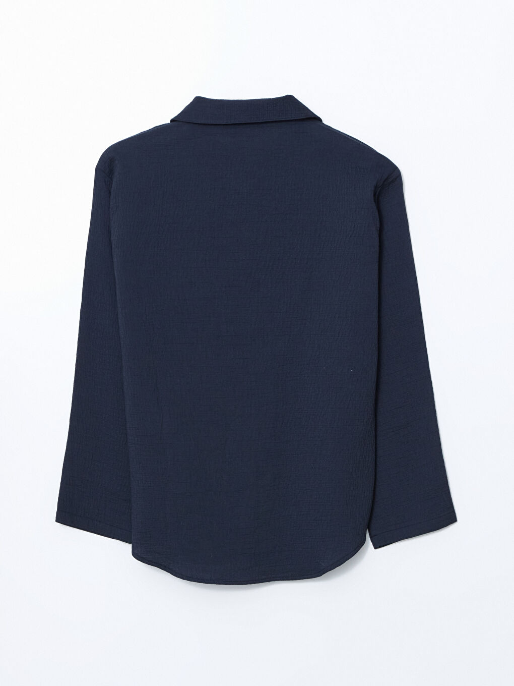 LCW Vision Lacivert Regular Fit Kadın Gömlek - 5