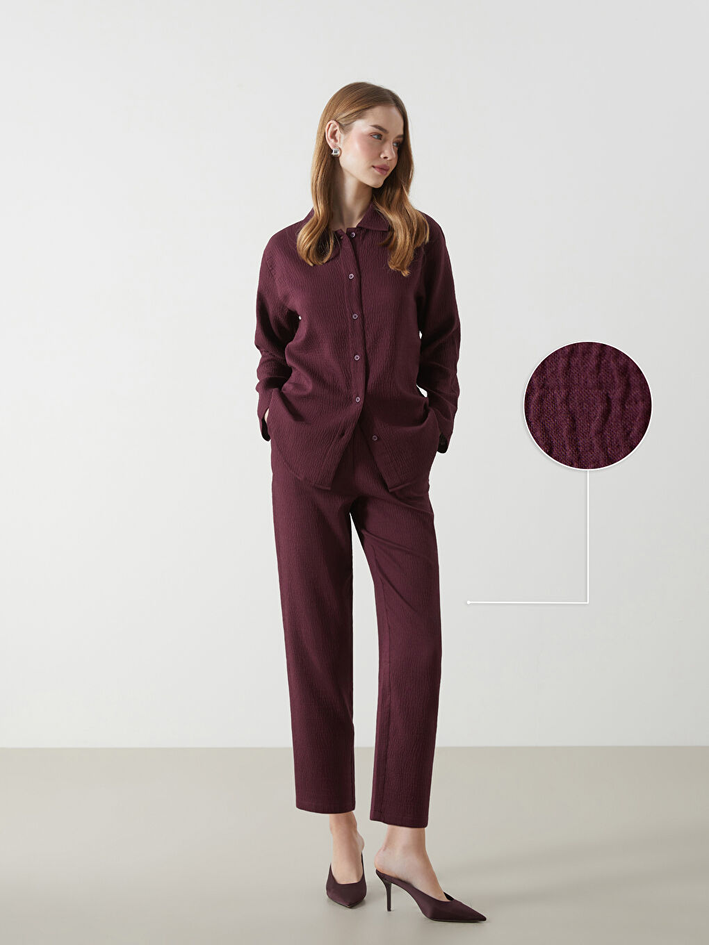 LCW Vision Elasticated Waist Women's Trousers -S5KB81Z8-HQT
