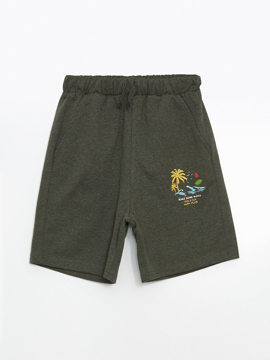 Boys Shorts With Elastic Waist -S5KC07Z4-CRR