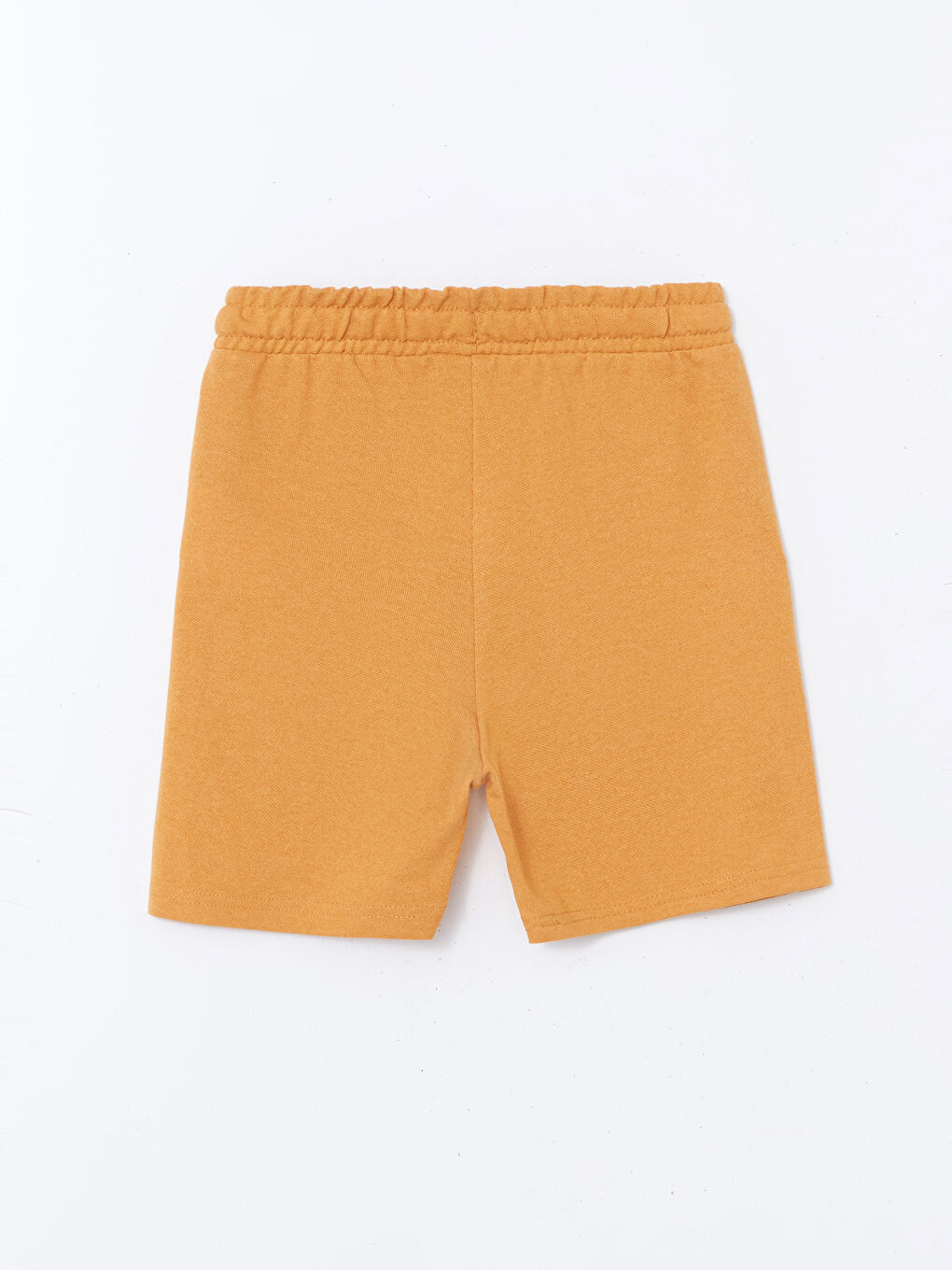 Kahverengi Beli Lastikli Erkek Çocuk Şort-1