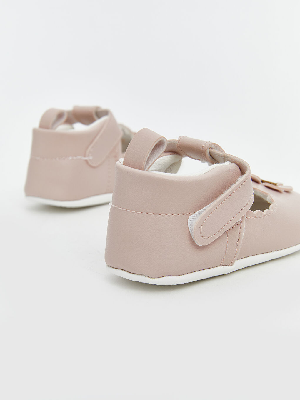 أحذية عربة أطفال وردي طفلة-4