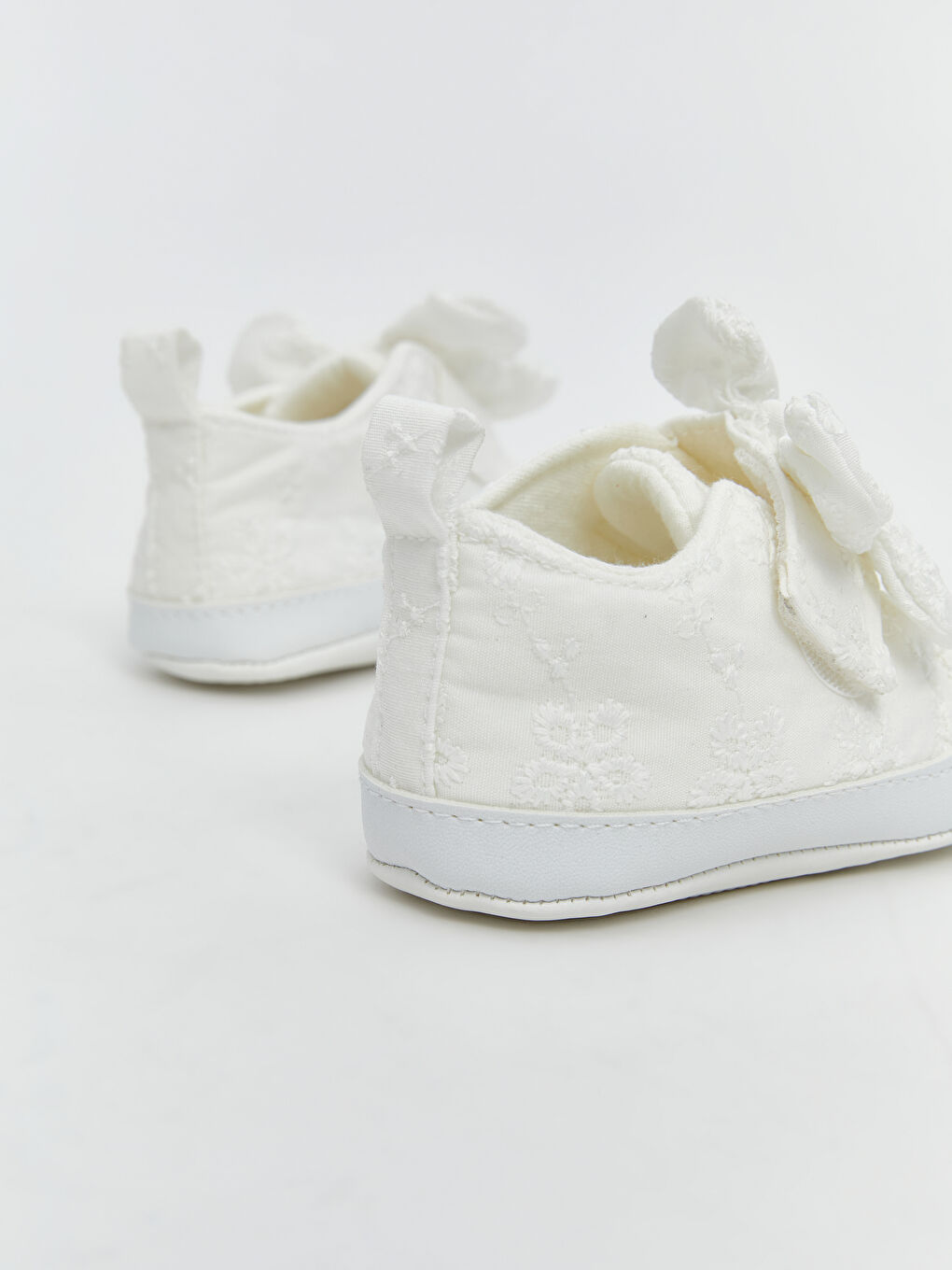 أحذية عربة أطفال أبيض طفلة-4