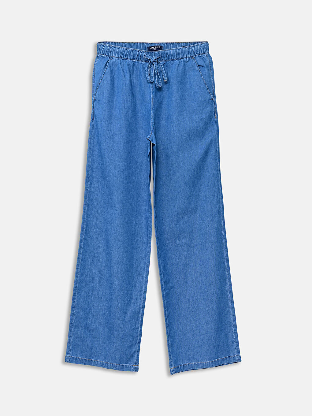 LC Waikiki Elastic Waist Wide Leg Women's Jeans -S5KC38Z8-507