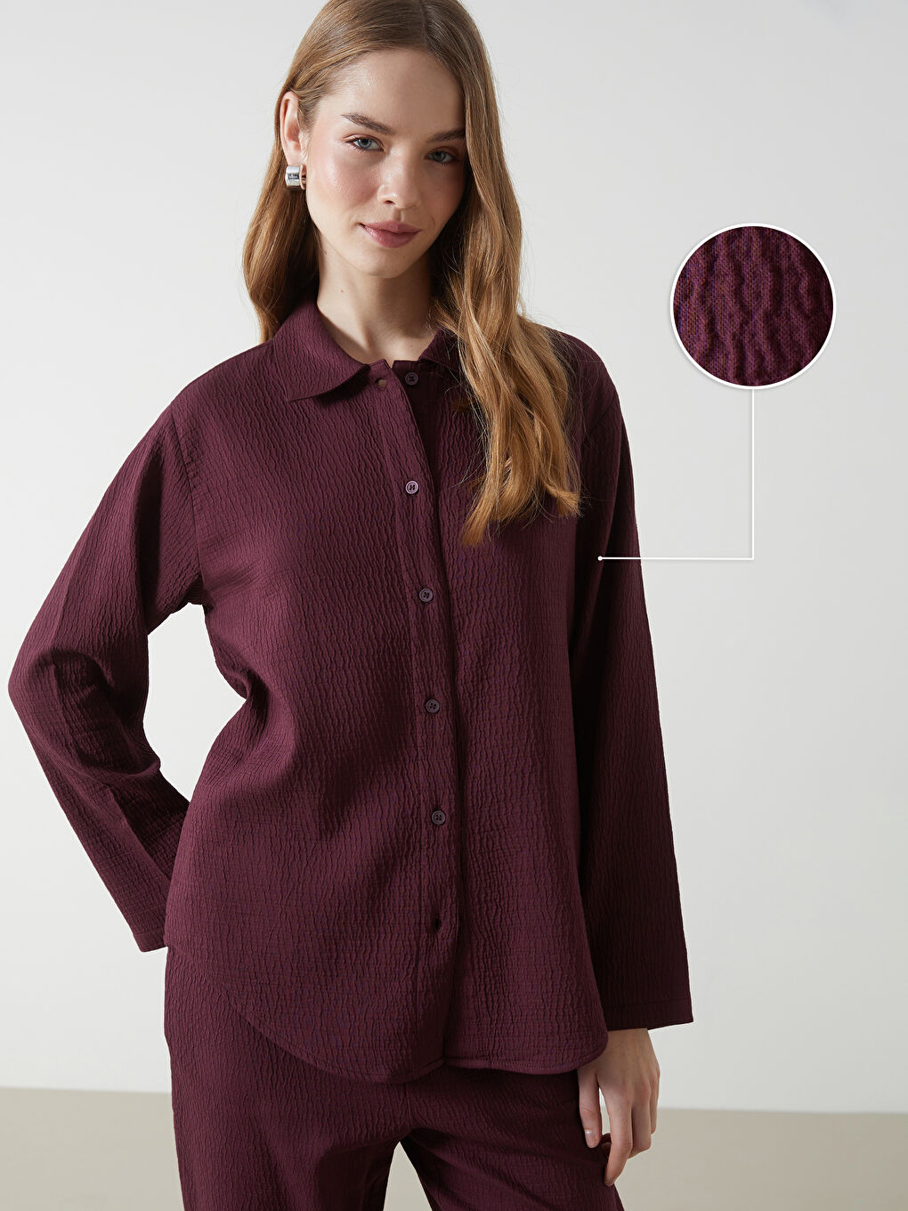 Regular Fit Women's Shirt -S5KC64Z8-HQT