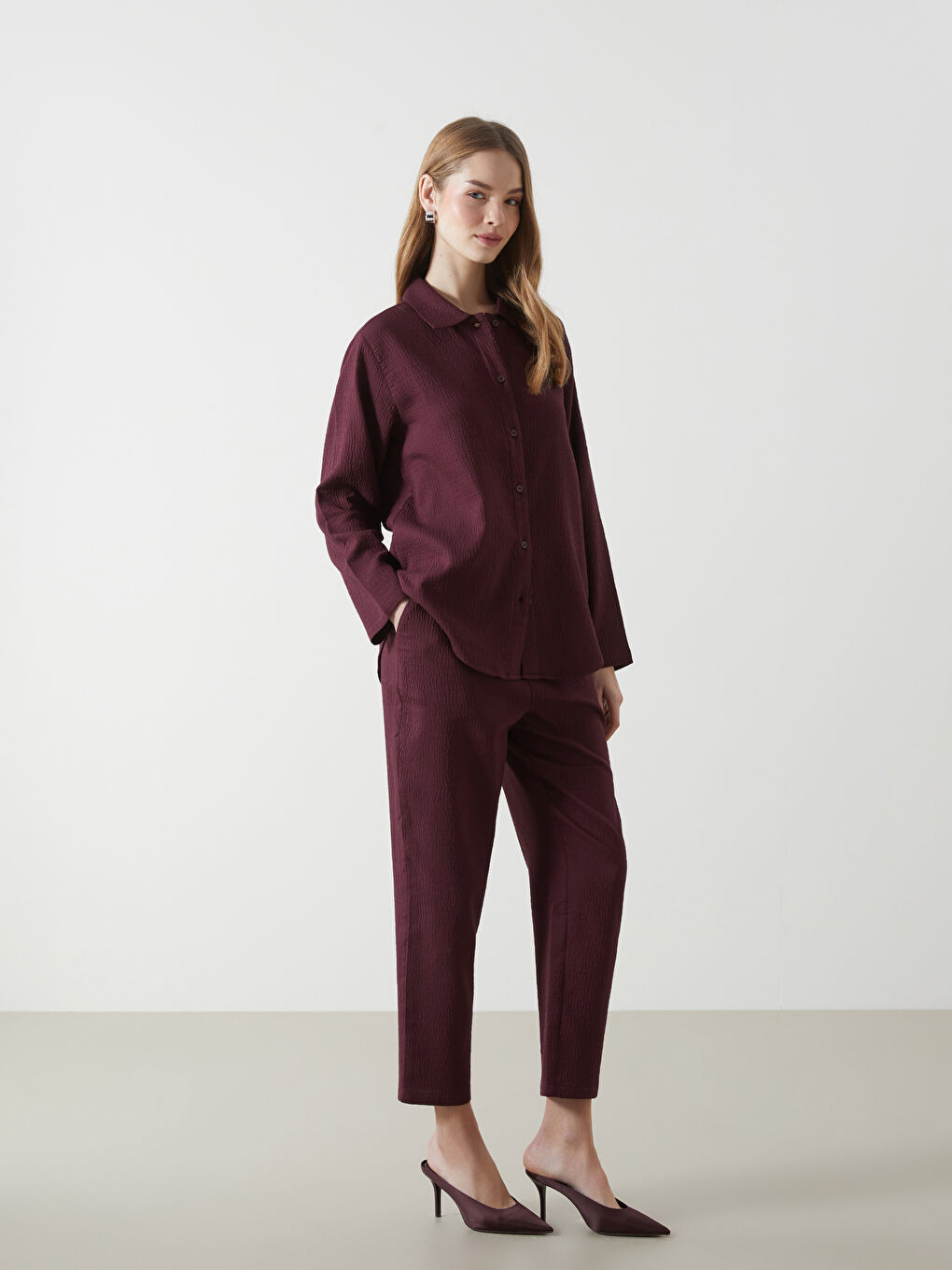 Regular Fit Women's Shirt -S5KC64Z8-HQT