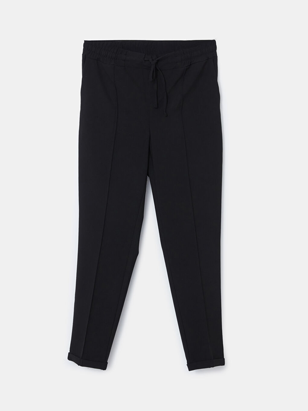 Carrot Cut Women Pants With Elastic Waist -S5KC75Z8-CVL