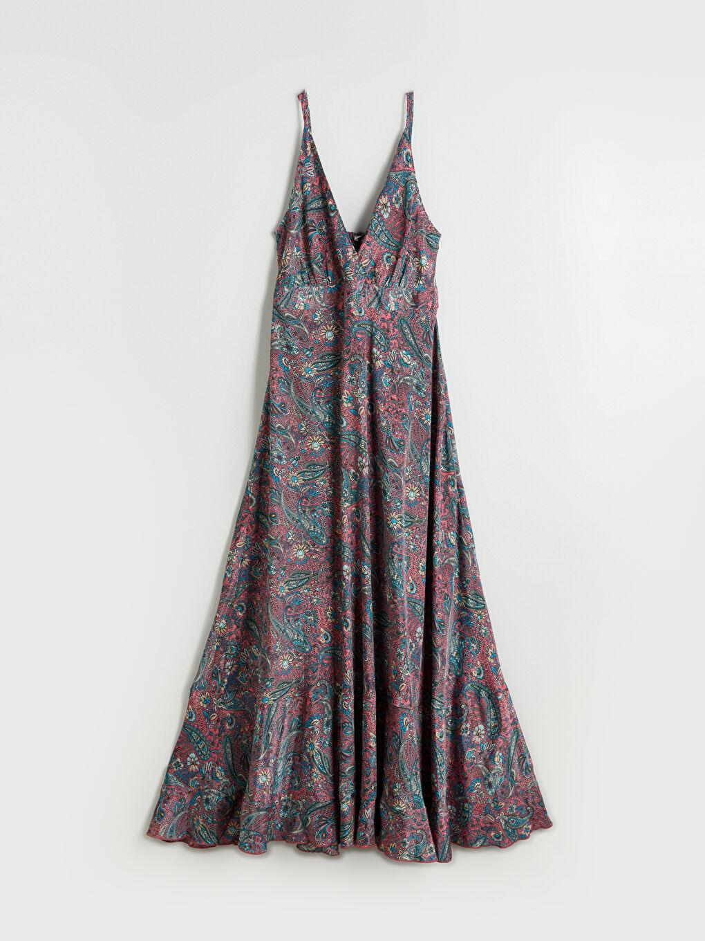 LCW Vision V-Neck Patterned Dress -S5KD23Z8-F9C