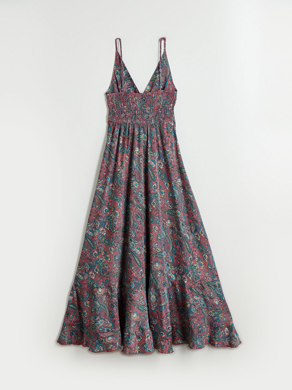 LCW Vision V-Neck Patterned Dress -S5KD23Z8-F9C