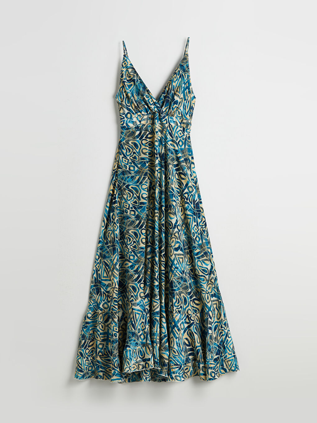 LCW Vision V-Neck Patterned Dress -S5KD23Z8-LQQ