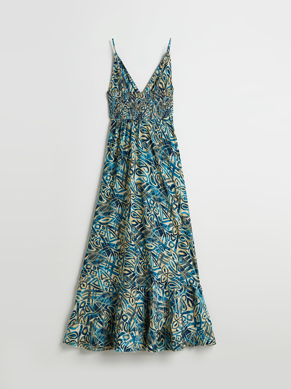 LCW Vision V-Neck Patterned Dress -S5KD23Z8-LQQ