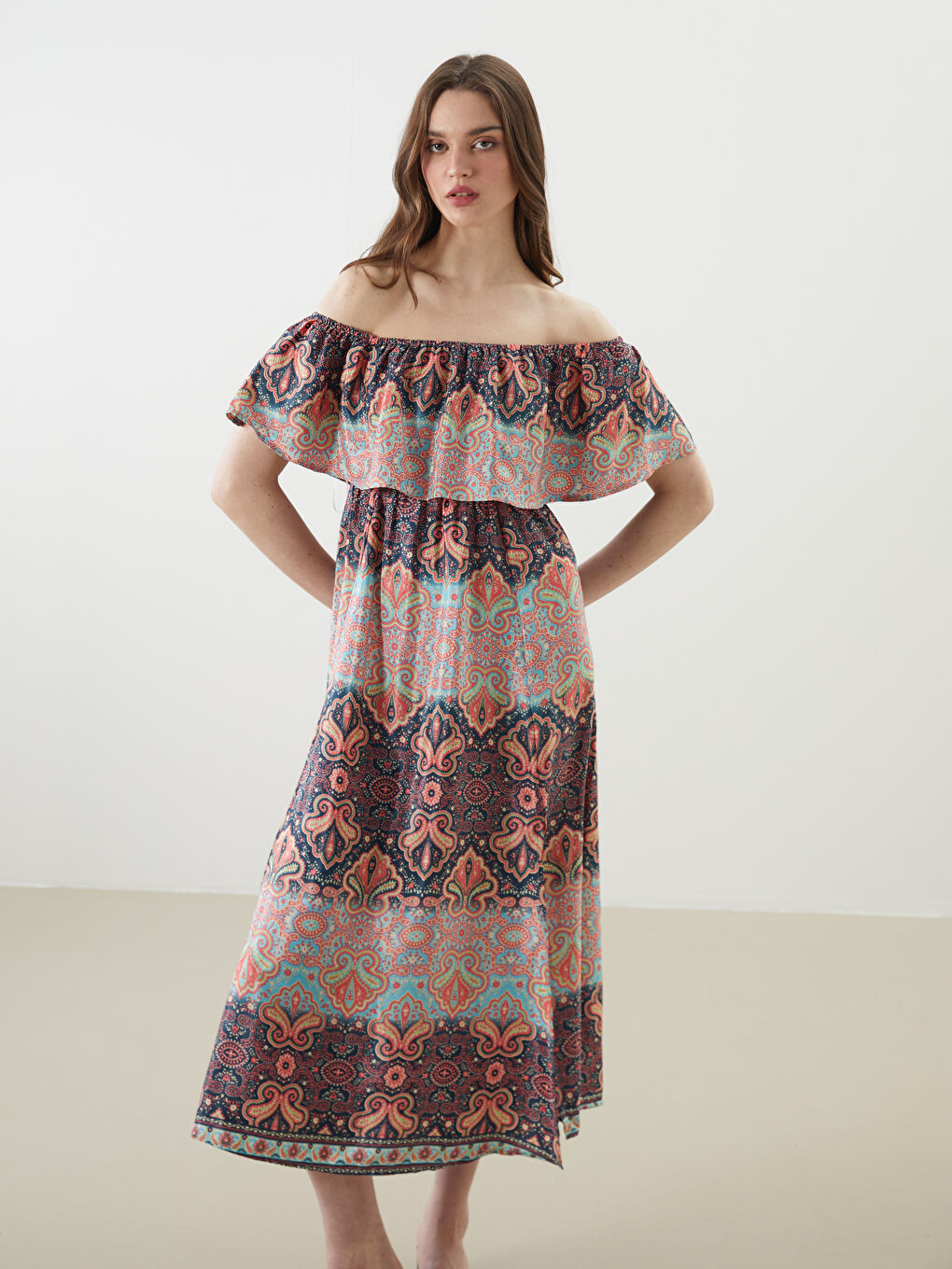 LCW Vision Woman PINK Dress -S5KD28Z8-LT4