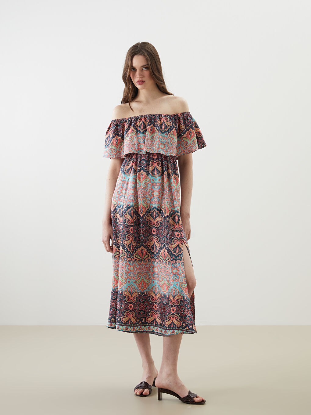 LCW Vision Woman PINK Dress -S5KD28Z8-LT4