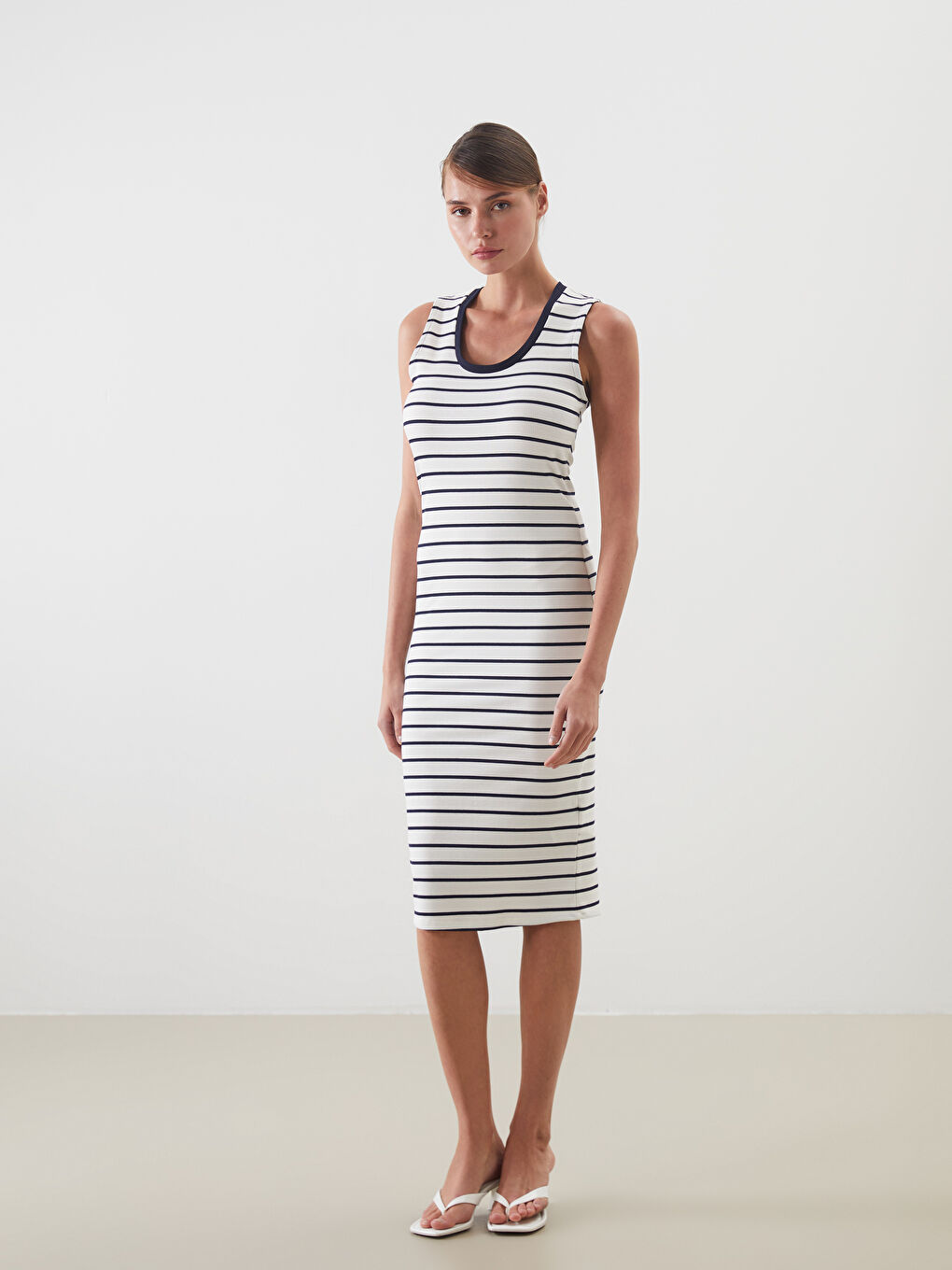 LCW Vision Woman NAVY Dress -S5KD30Z8-LGS