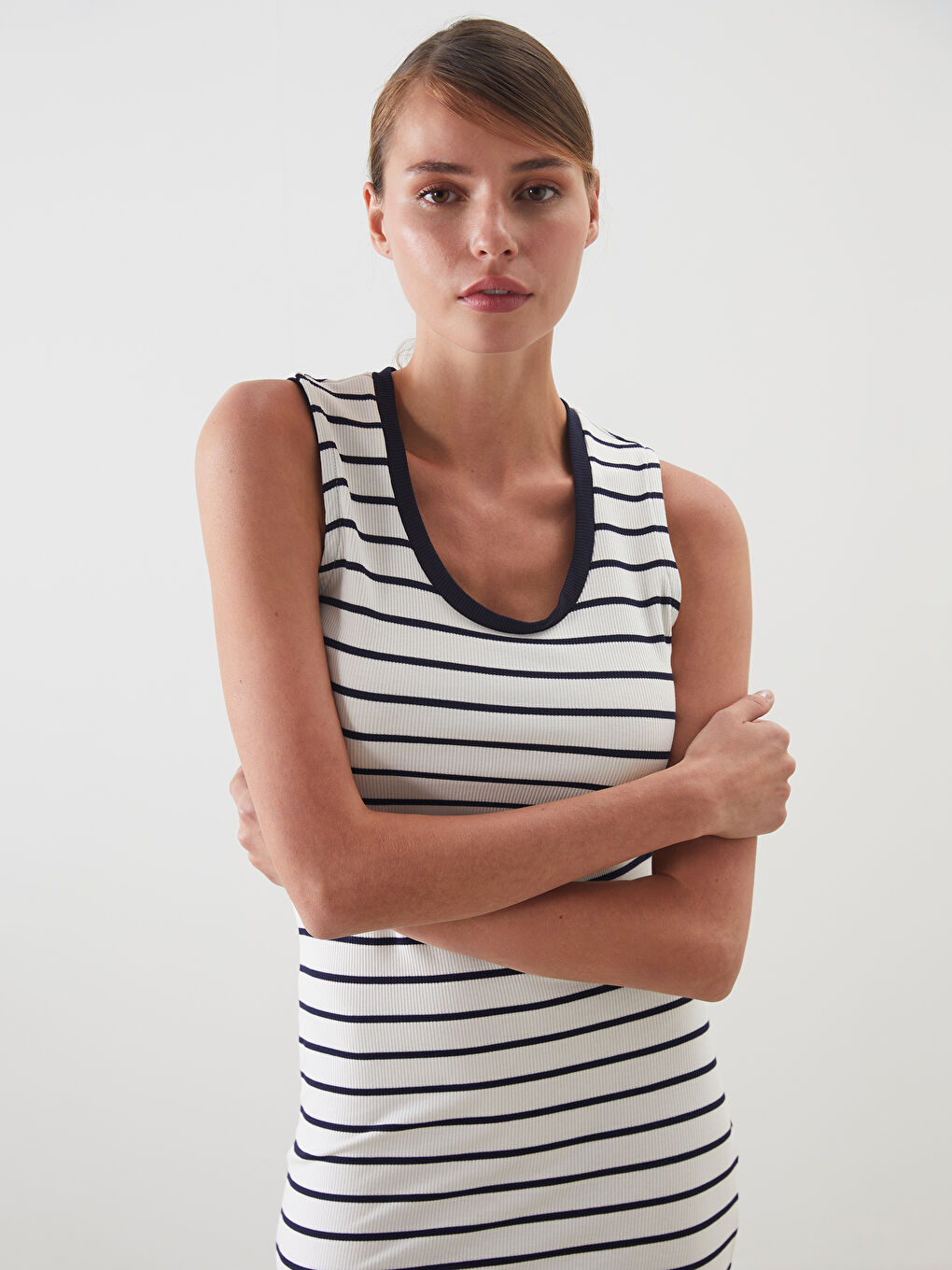 LCW Vision Woman NAVY Dress -S5KD30Z8-LGS
