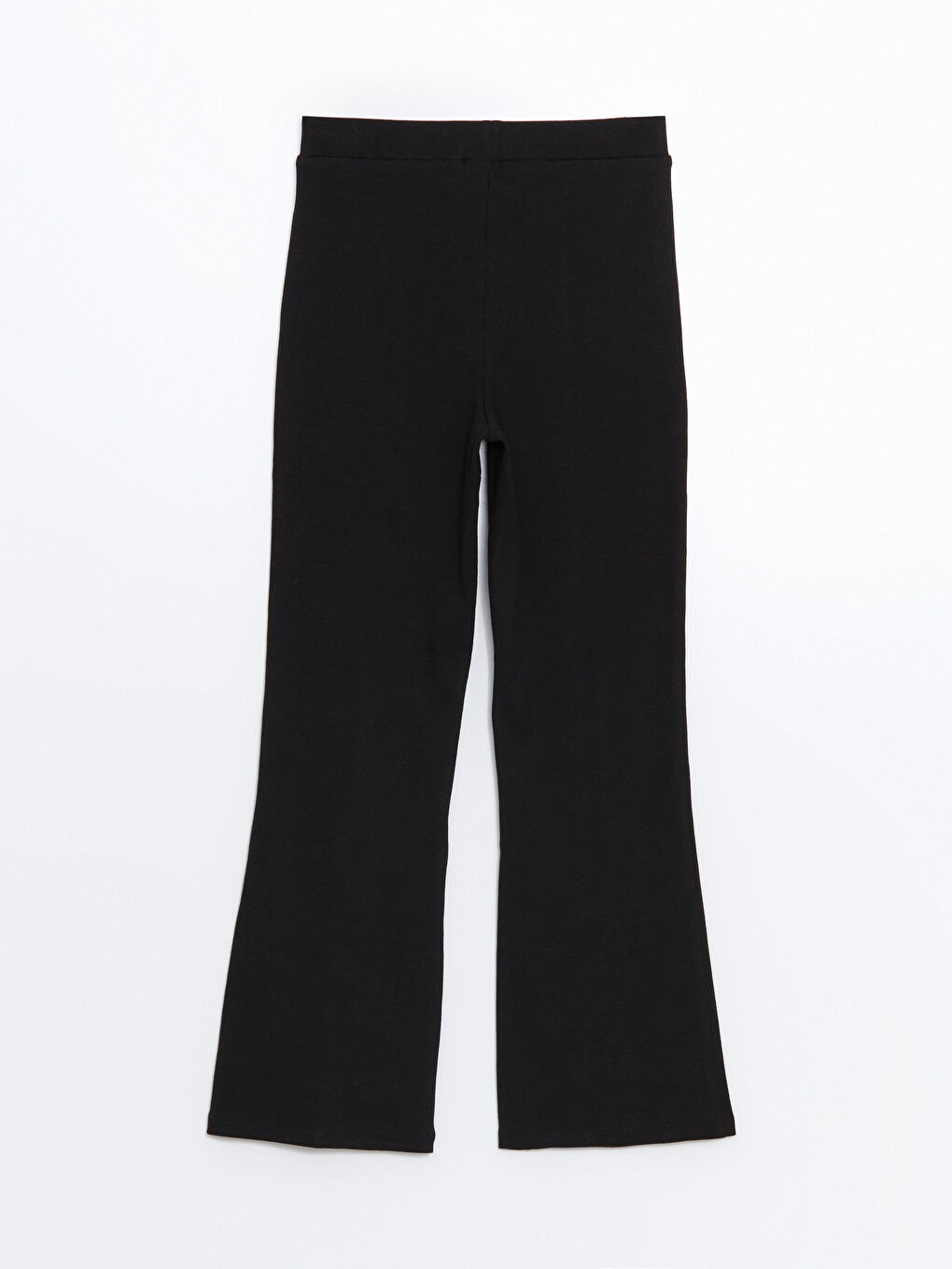LCW Kids Elasticated Waist Girls' Flared Leg Leggings -W52735Z4-CVL