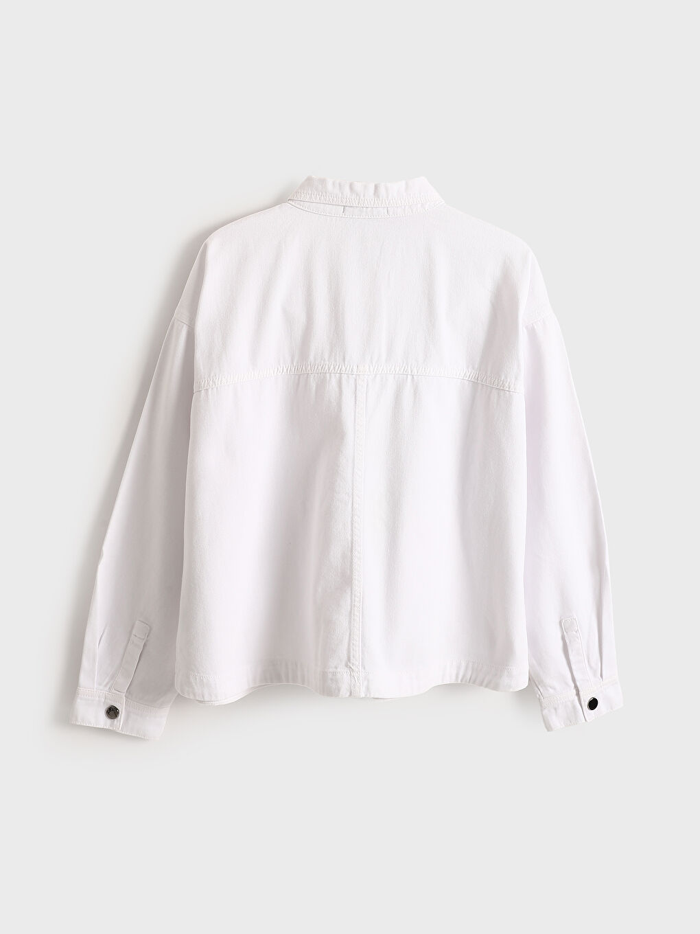 Women's Jean Shirt Jacket -S5KD80Z8-844