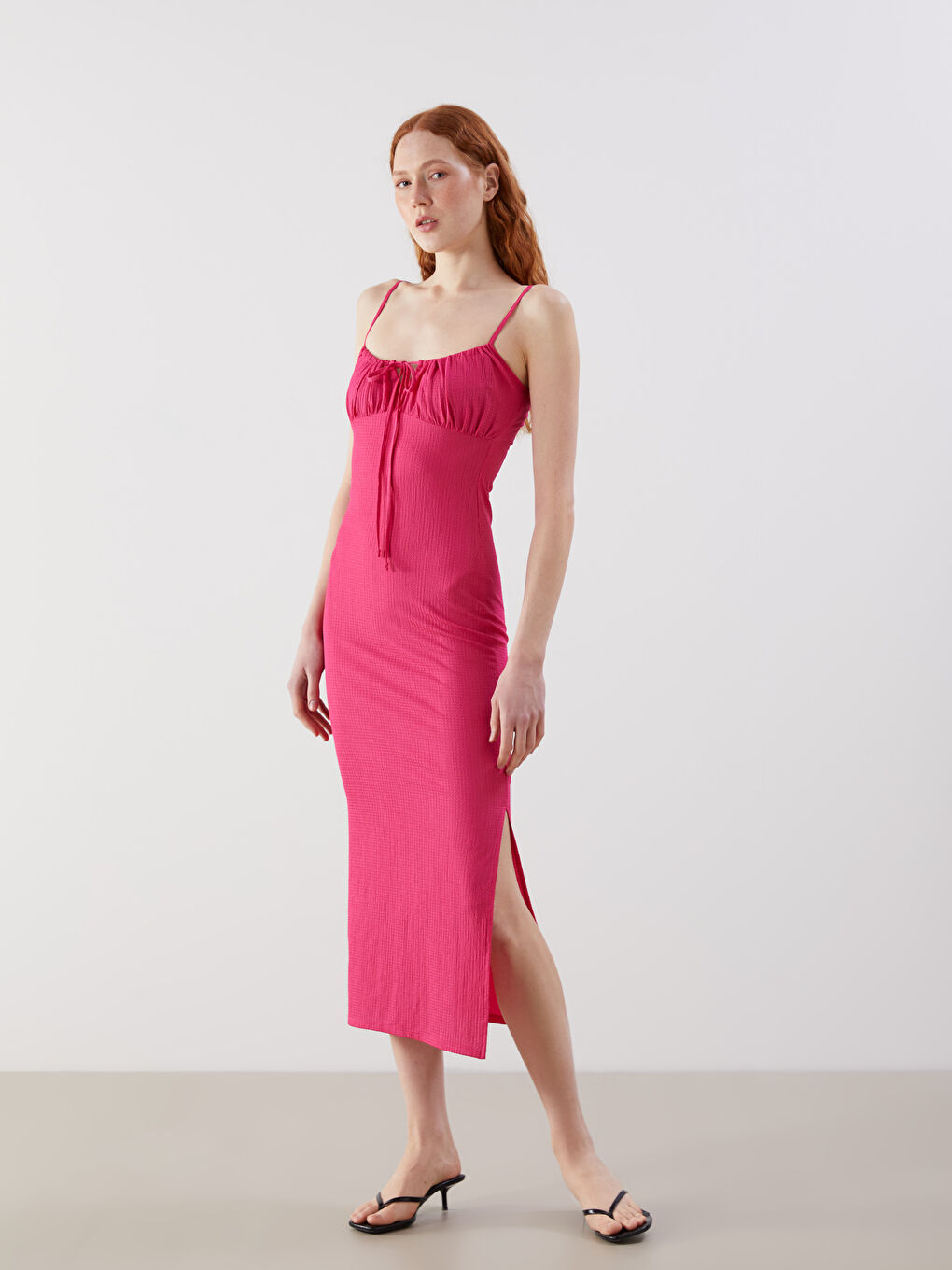 LCW Vision Woman PINK Dress -S5KD92Z8-JXK