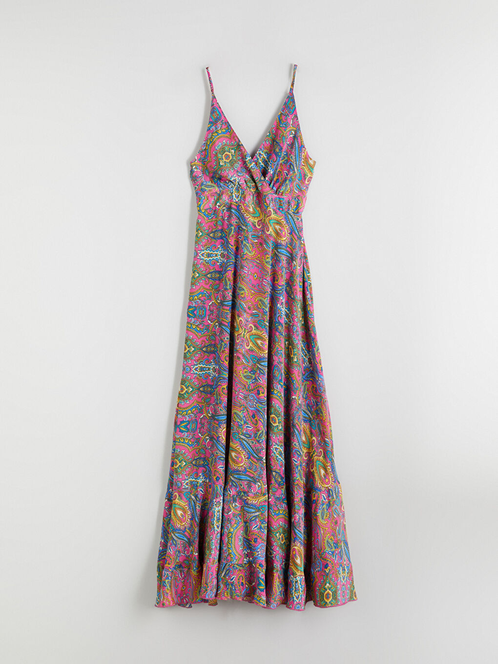 LCW Vision V-Neck Patterned Dress -S5KD93Z8-F9C