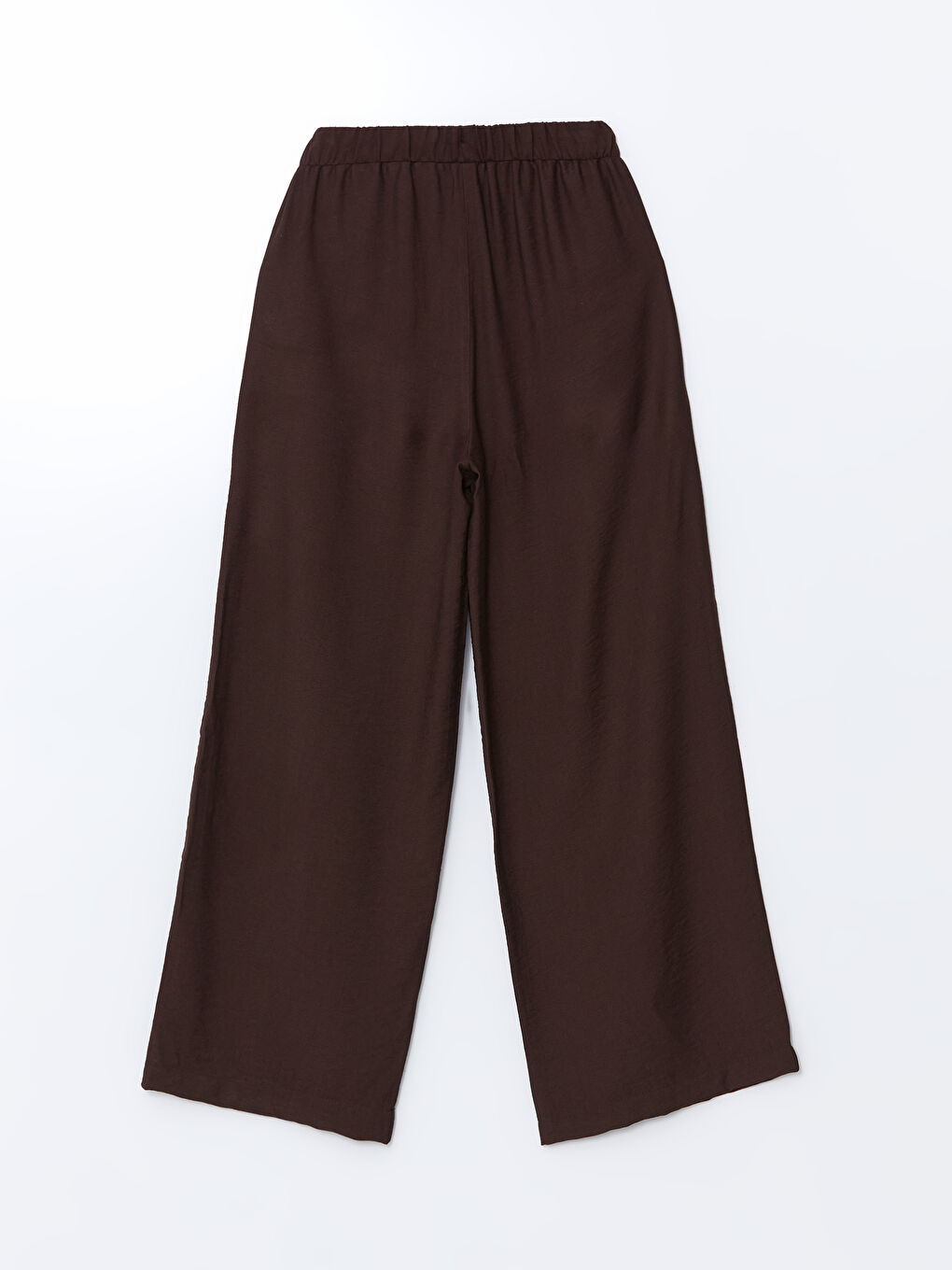 LCW Modest Kahverengi Beli Lastikli Kadın Pantolon - 5