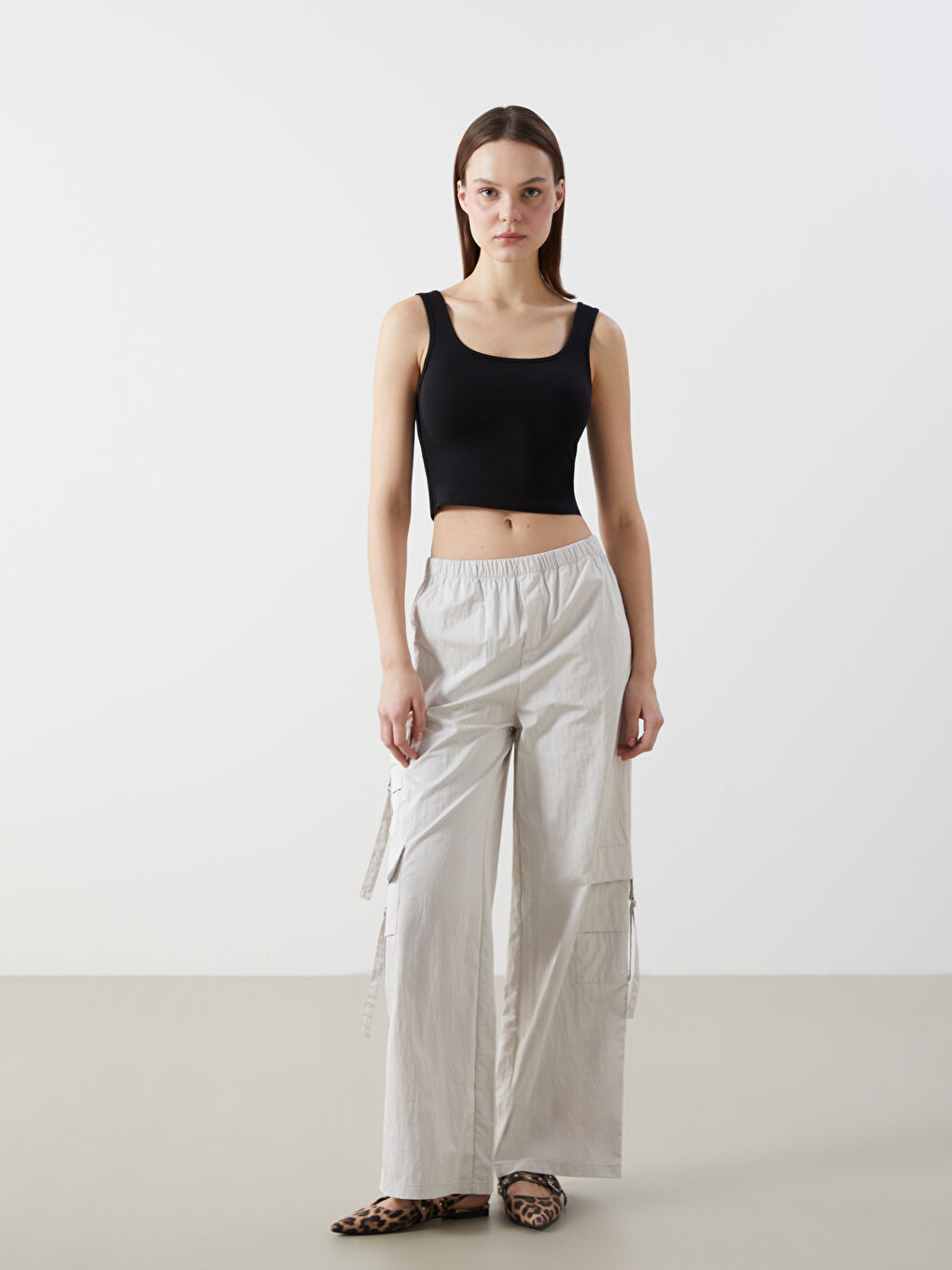 U Neck Women's Crop -S5KE24Z8-CVL