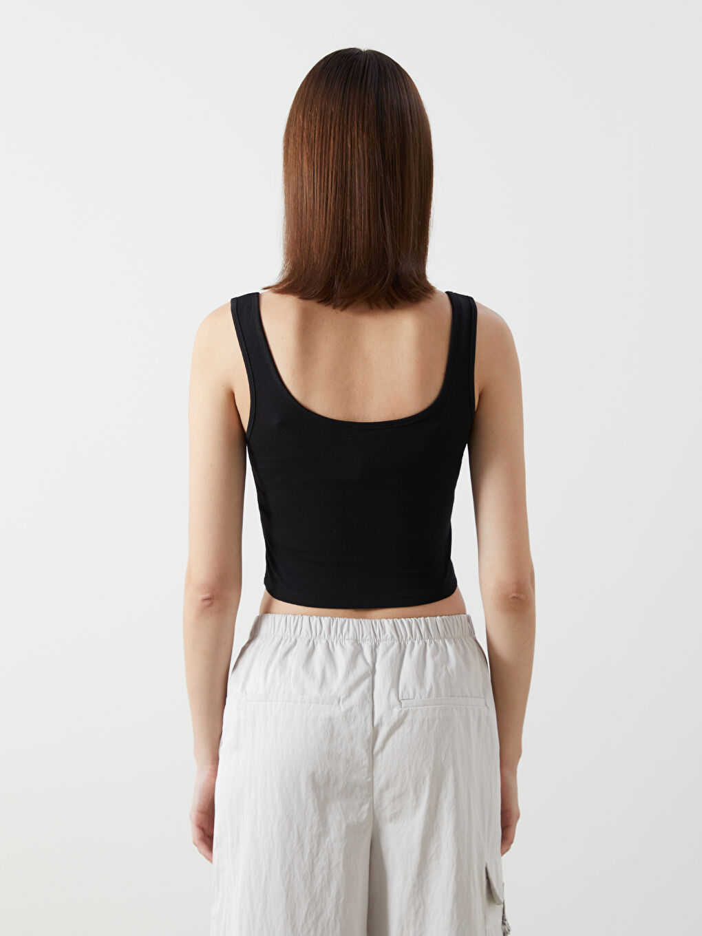 U Neck Women's Crop -S5KE24Z8-CVL