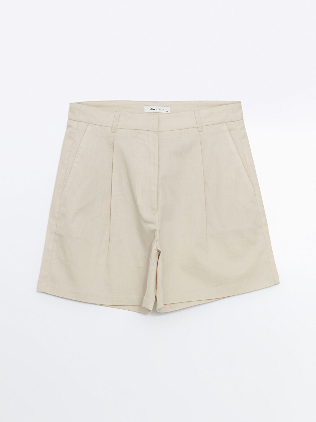 LC Waikiki Woman BEIGE Shorts -S5KE26Z8-YYJ