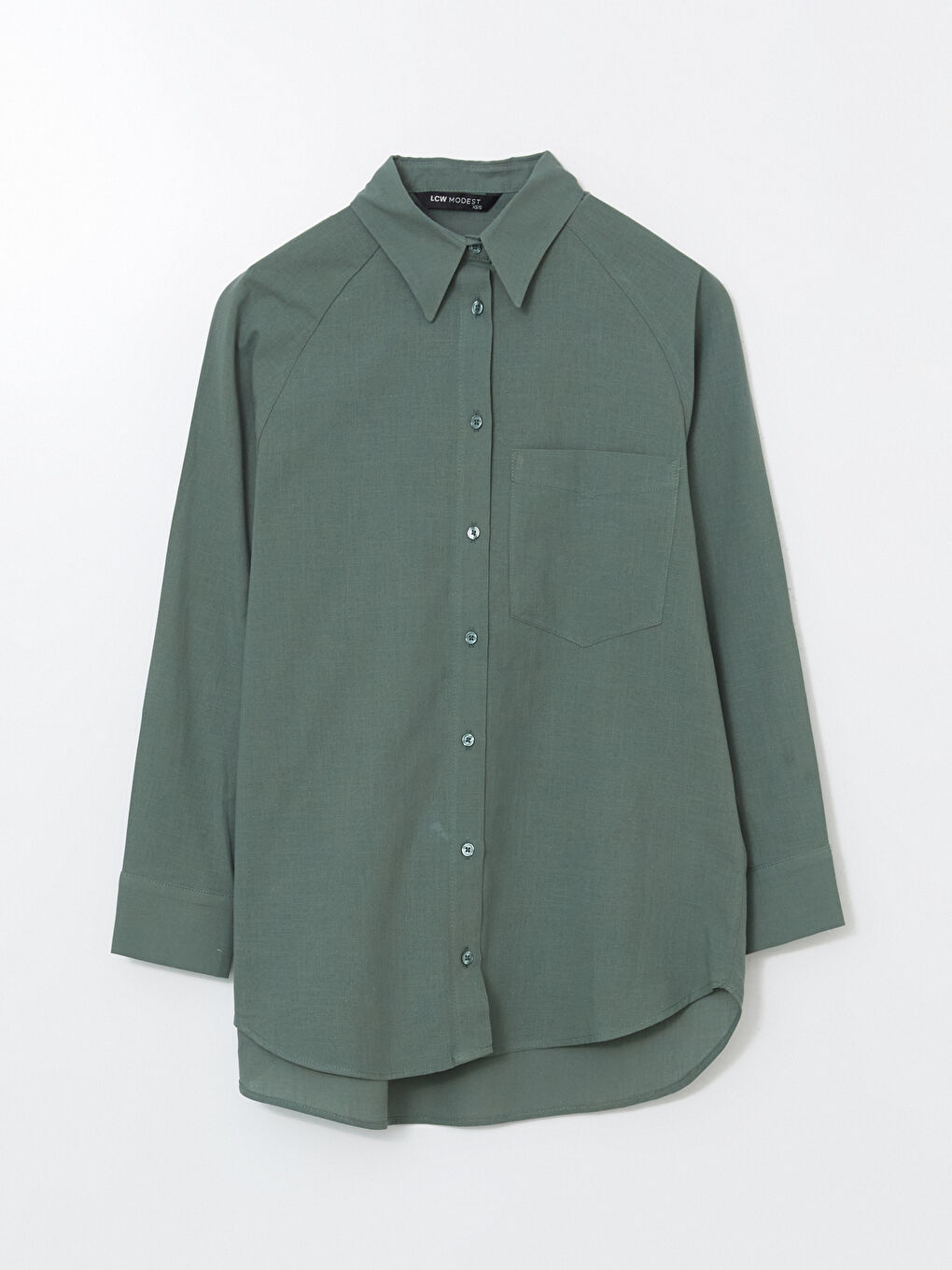 Oversize Voile Women's Shirt Tunic -S5KE27Z8-L7R