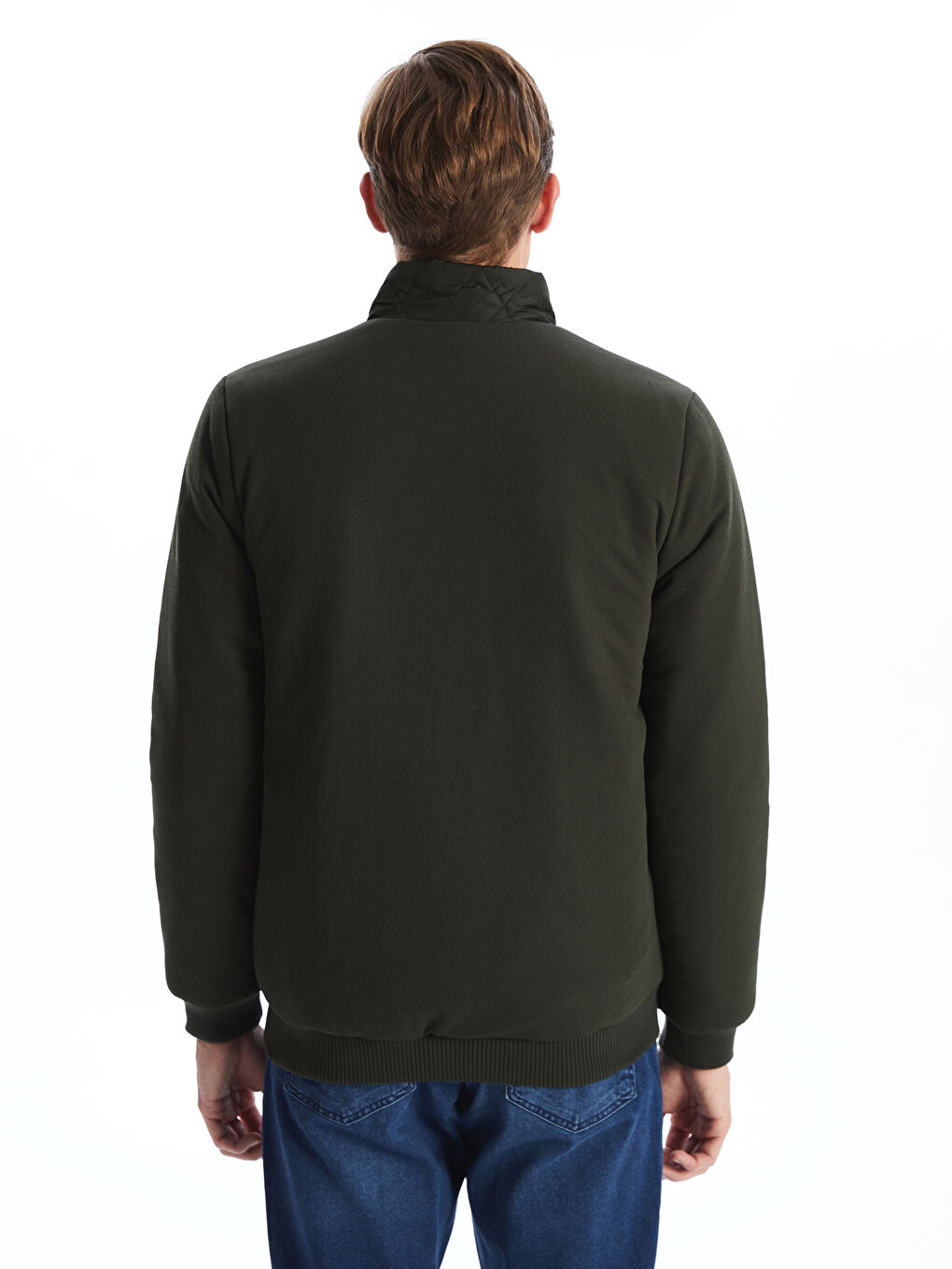 LCWAIKIKI Classic Regular Fit Funnel Neck Men's Knitwear Coat -W52987Z8-K75