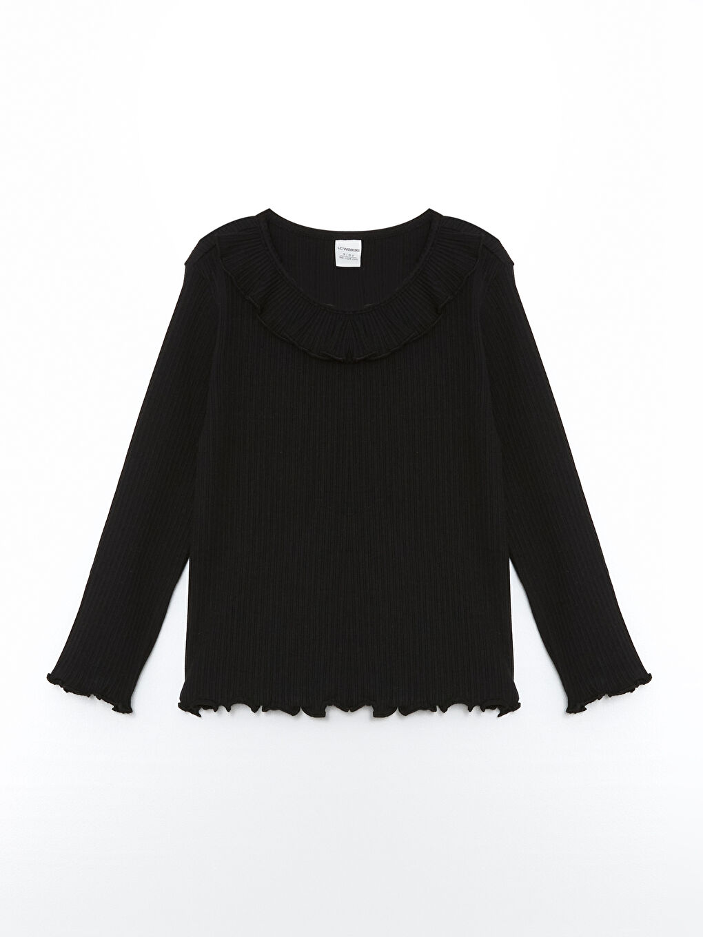 LCW Kids Crew Neck Basic Girls' T-Shirt -W53016Z1-CVL