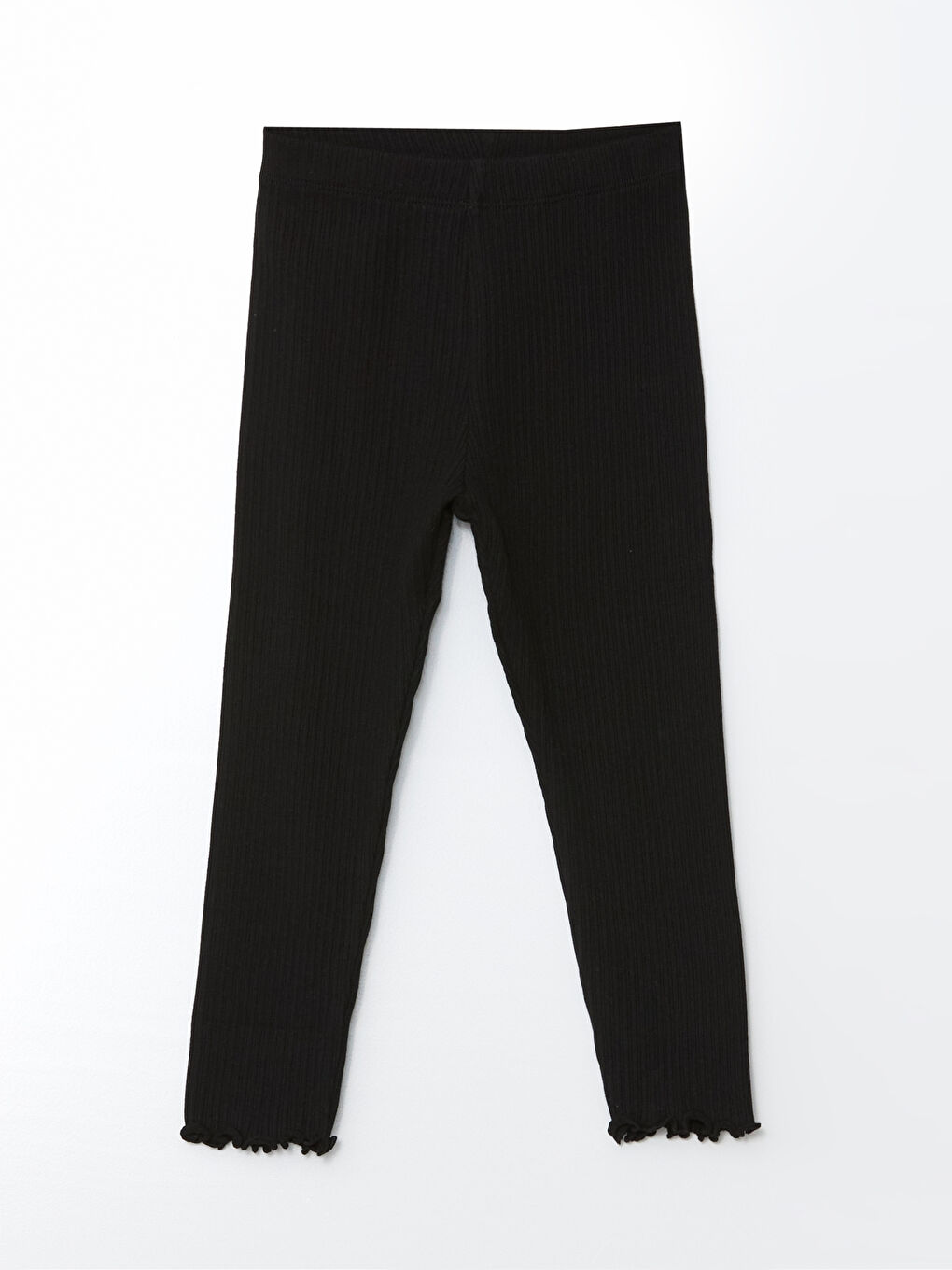 LCW Kids Elasticated Waist Girls' Basic Leggings -W53017Z1-CVL