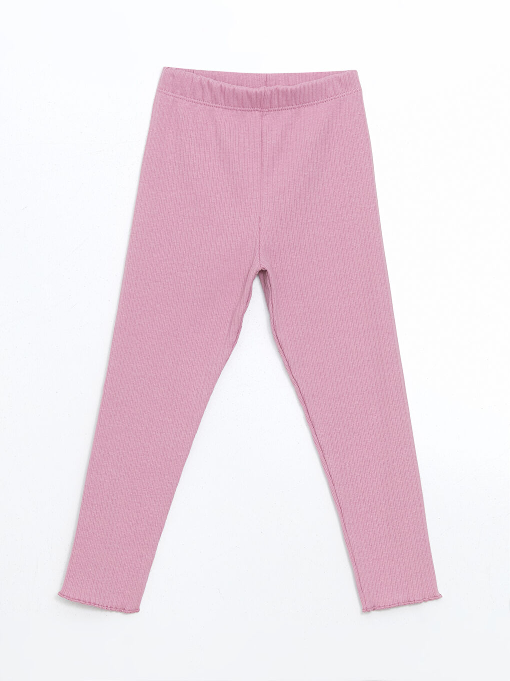 LCW Kids Elasticated Waist Girls' Basic Leggings -W53017Z1-FGV