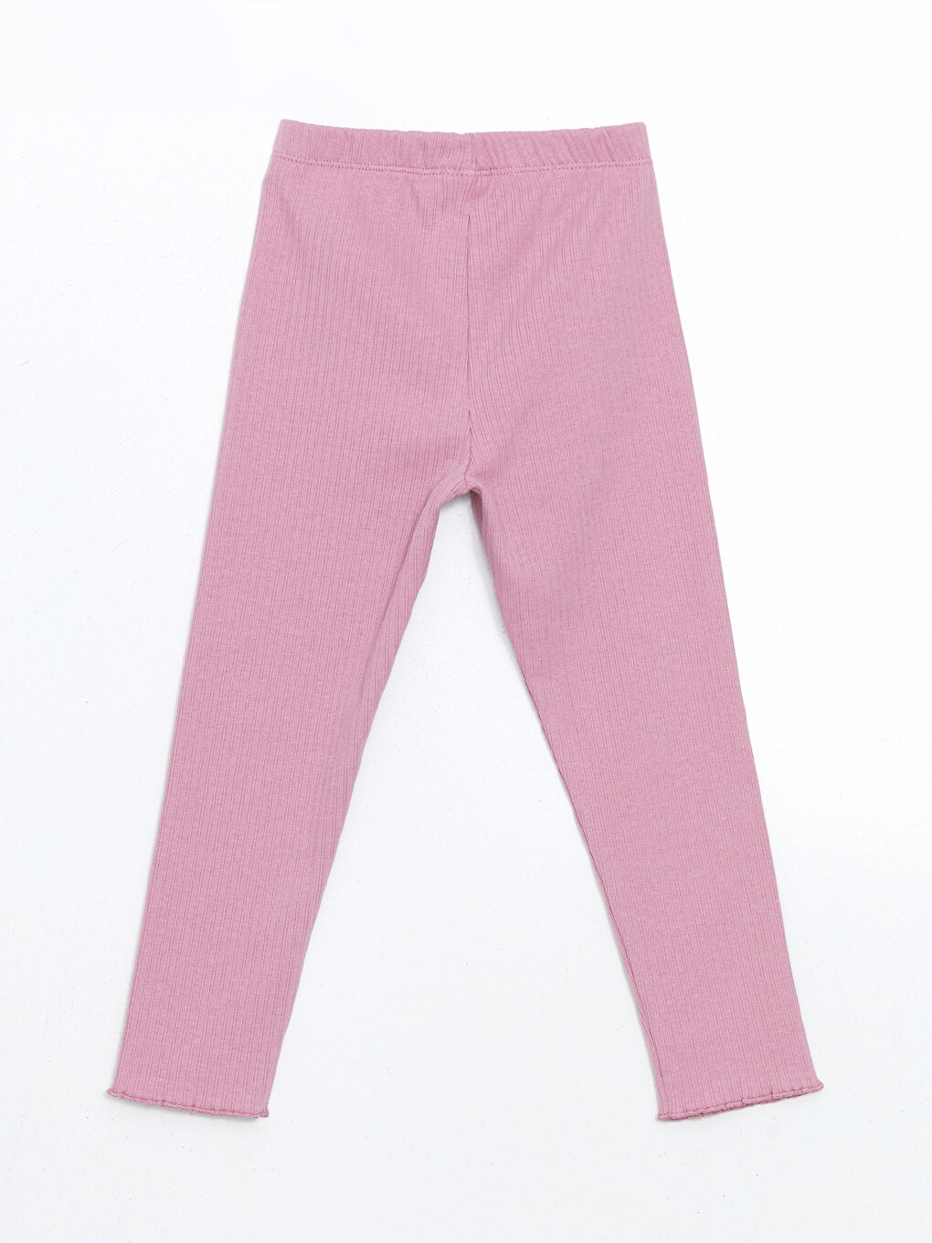 LCW Kids Elasticated Waist Girls' Basic Leggings -W53017Z1-H4P