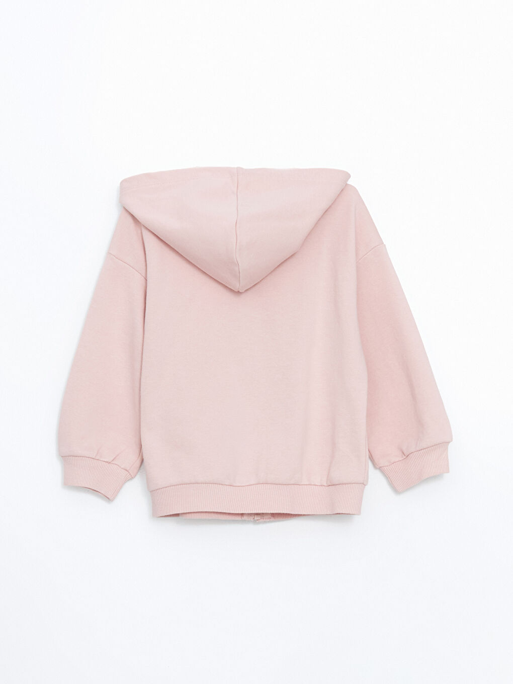 LCW Kids Hooded Baby Girls' Zip-Up Sweatshirt -W53020Z1-GD6
