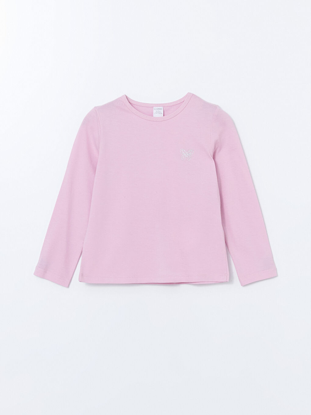 LCW Kids Crew Neck Printed Girls' T-Shirt -W53021Z1-GA5