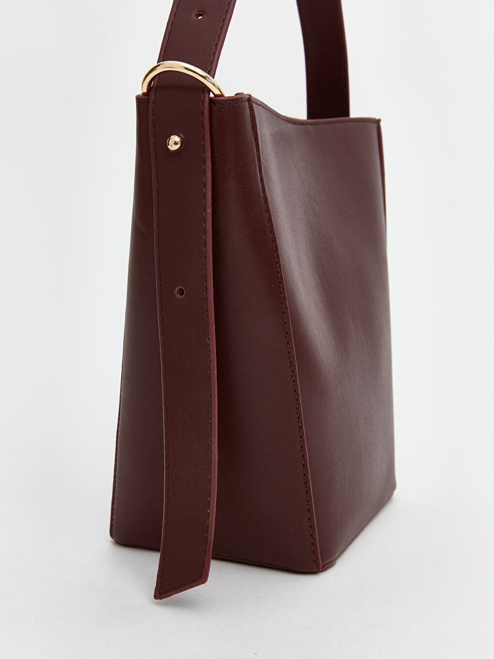 LCW ACCESSORIES Faux Leather Detachable Strap Women's Shoulder Bag -S5KF03Z8-D1H