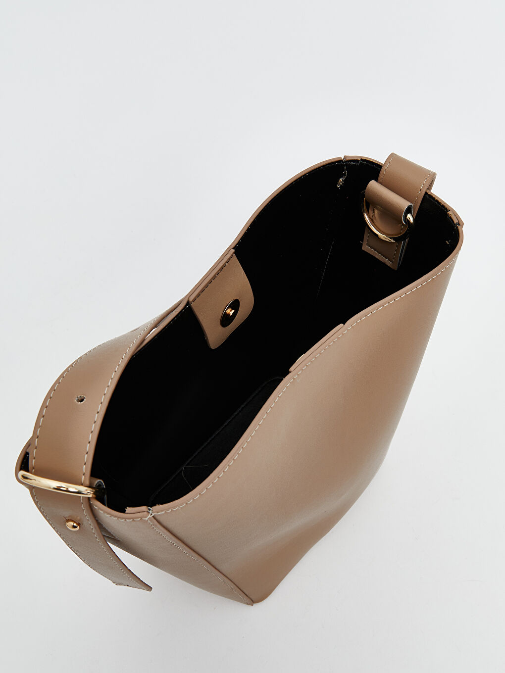 Faux Leather Detachable Strap Women's Shoulder Bag -S5KF03Z8-EHW