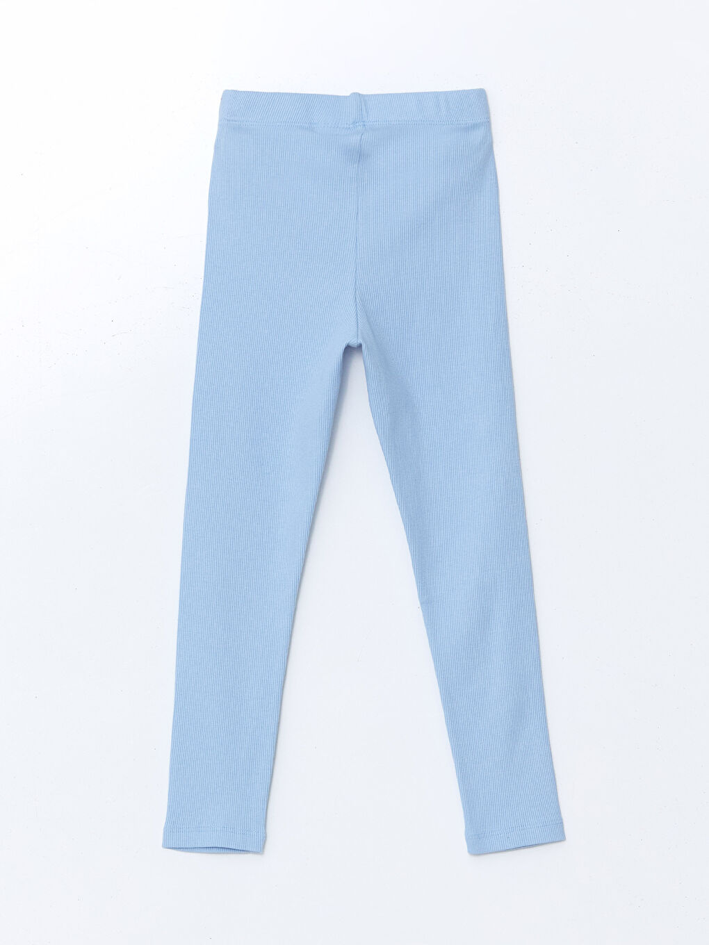 Mavi Beli Lastikli Kız Çocuk Tayt-1