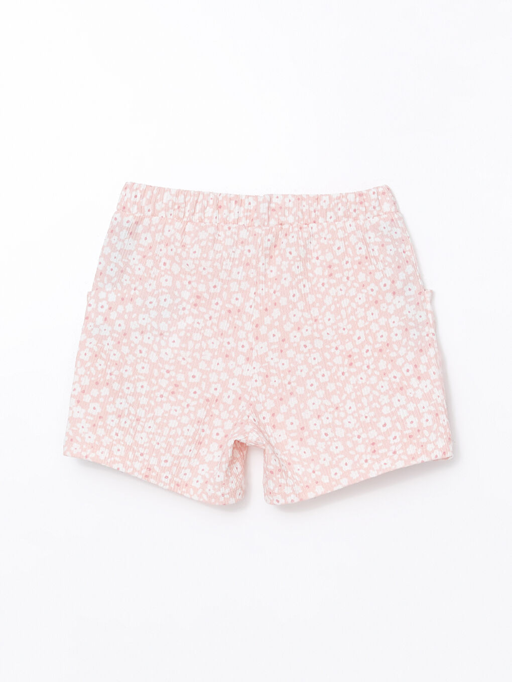 Girls' Floral Shorts with Elastic Waist -S5KF53Z4-LSZ
