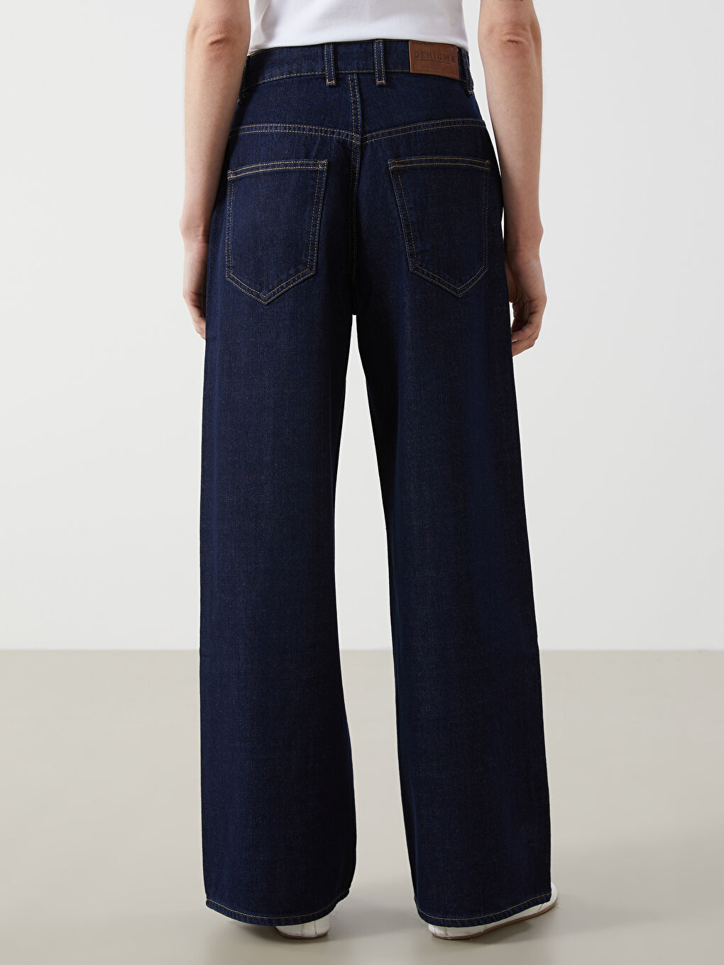 LCW ECO Indigo Wideleg Kadın Jean Pantolon - 3