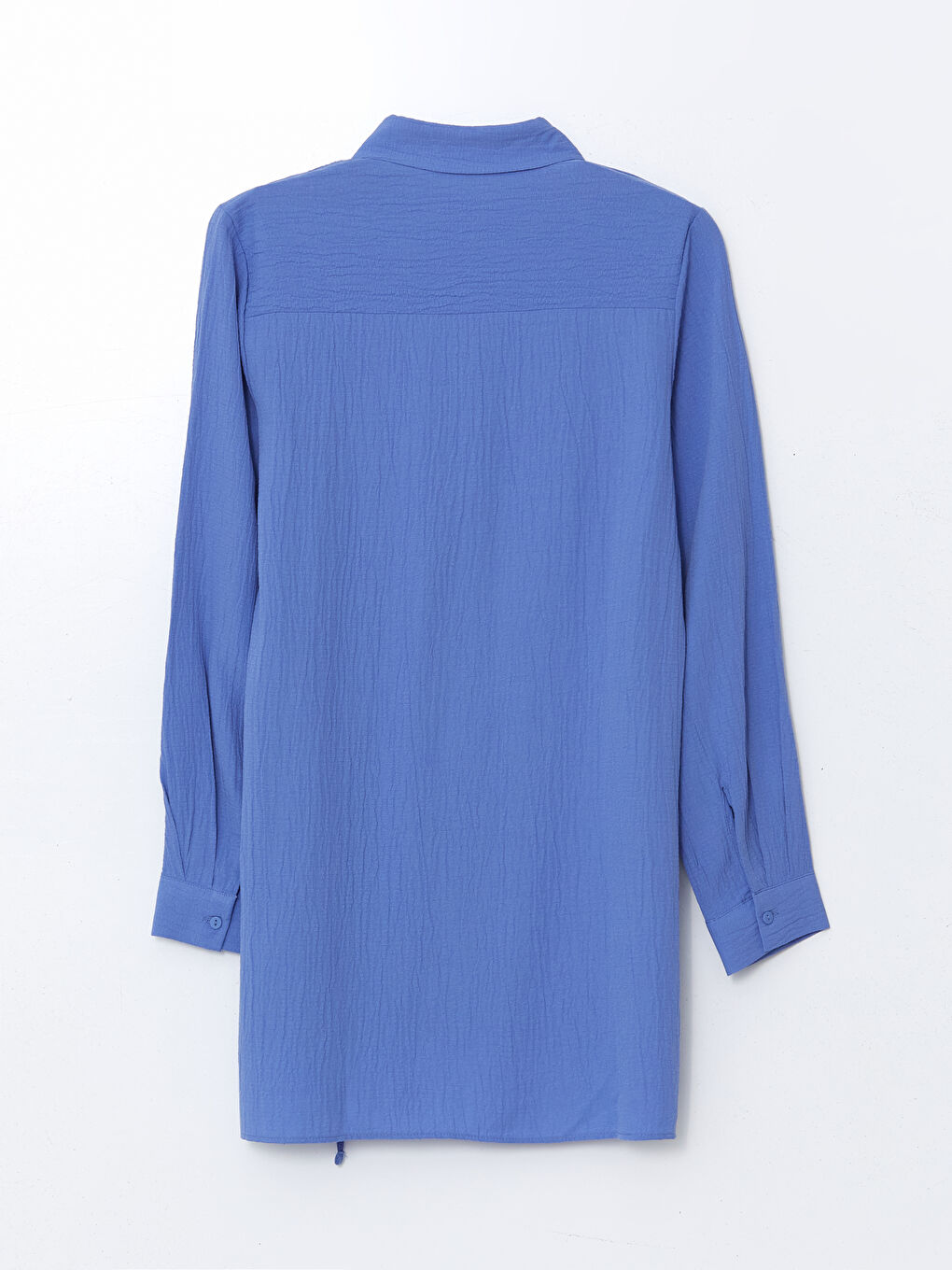 LCWAIKIKI Classic Textured Seersucker Women's Shirt Tunic -S5KF82Z8-H2E
