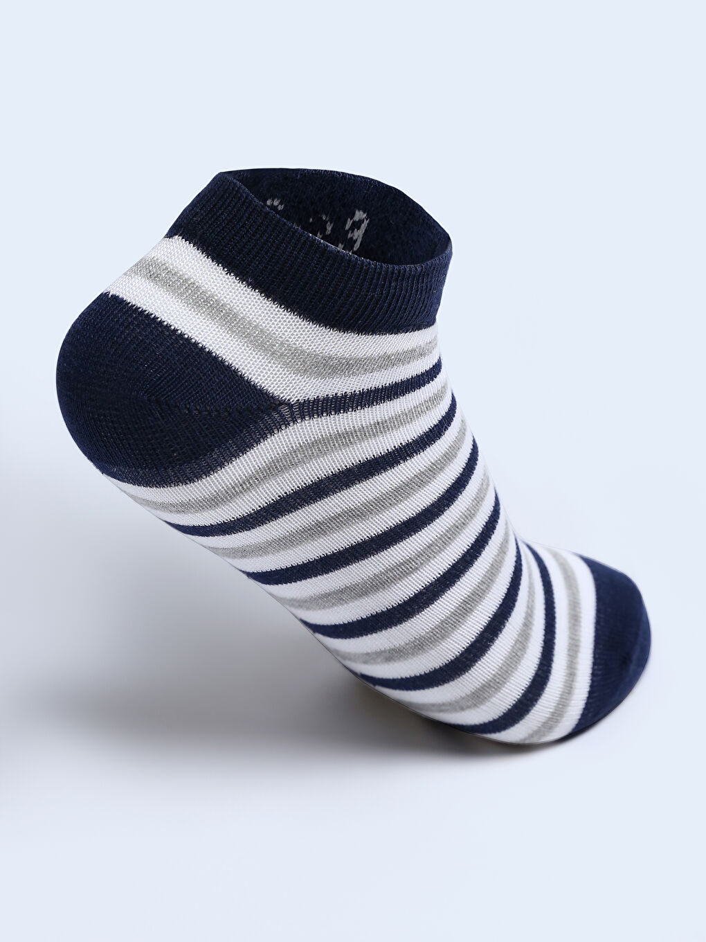 Striped Boys' Trainer Socks 5 Pack-3