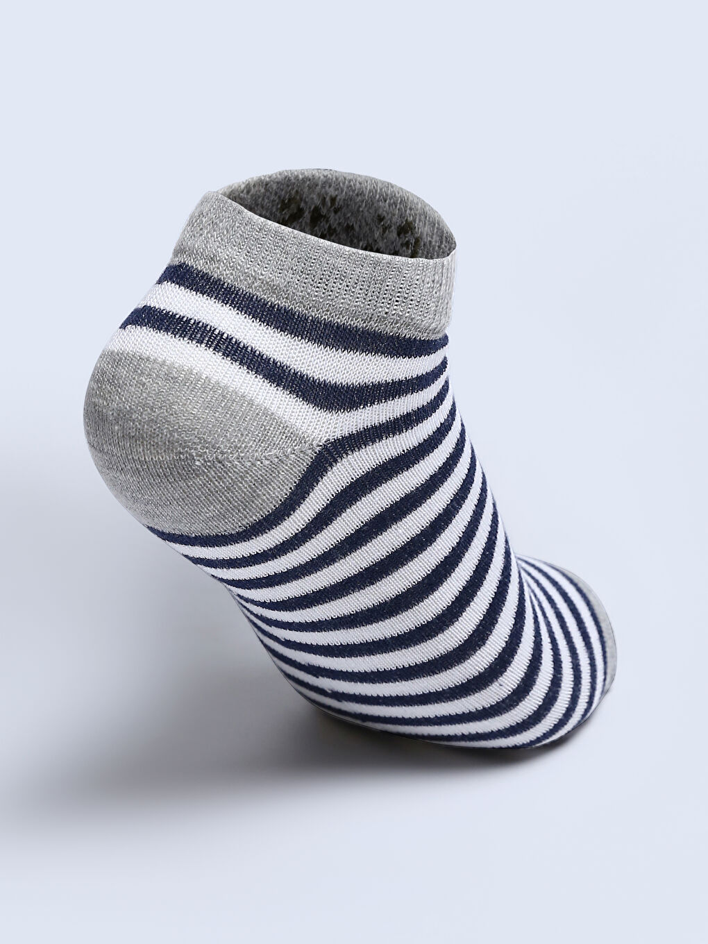 Striped Boys' Trainer Socks 5 Pack-11