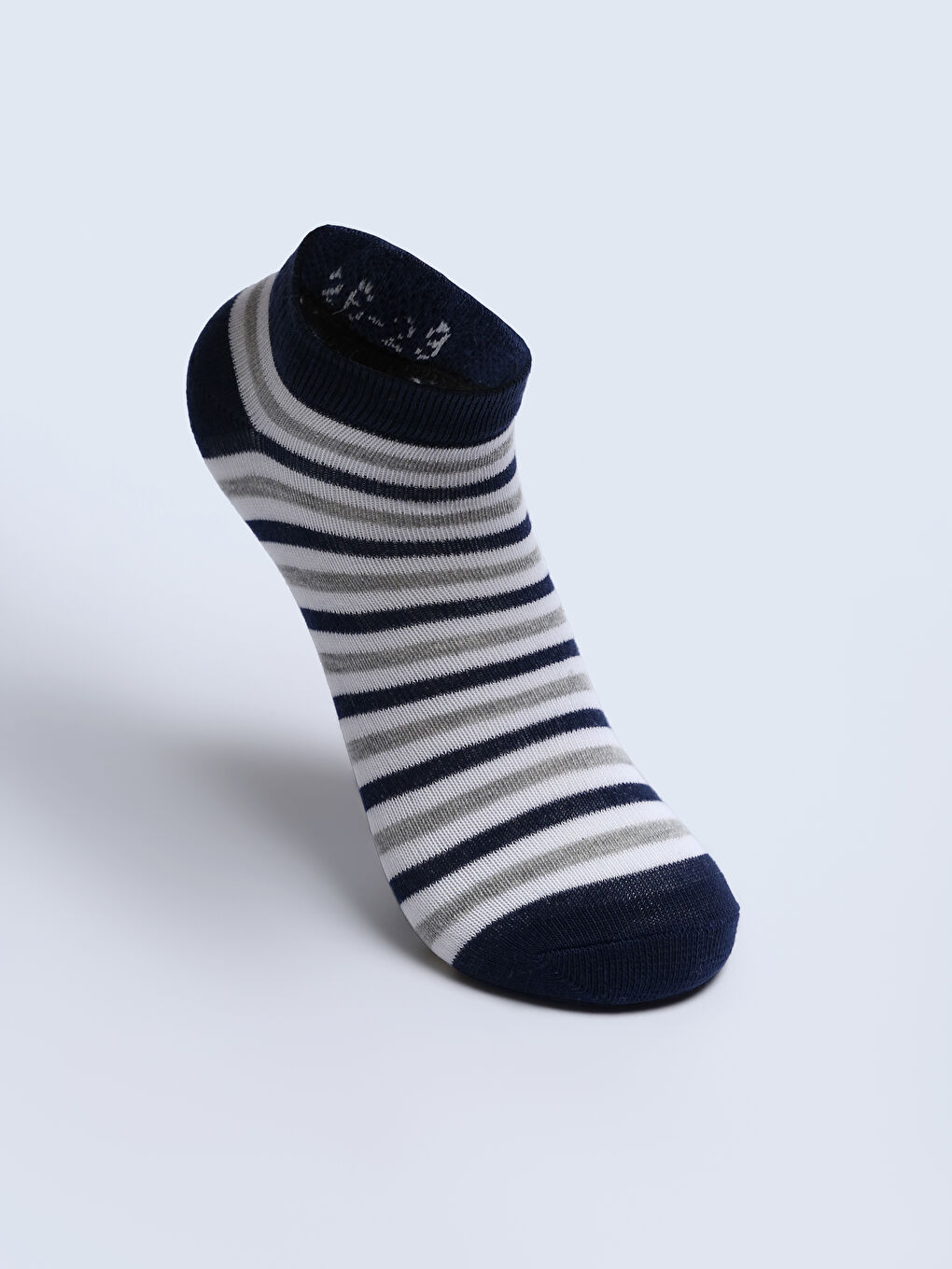 Striped Boys' Trainer Socks 5 Pack-15